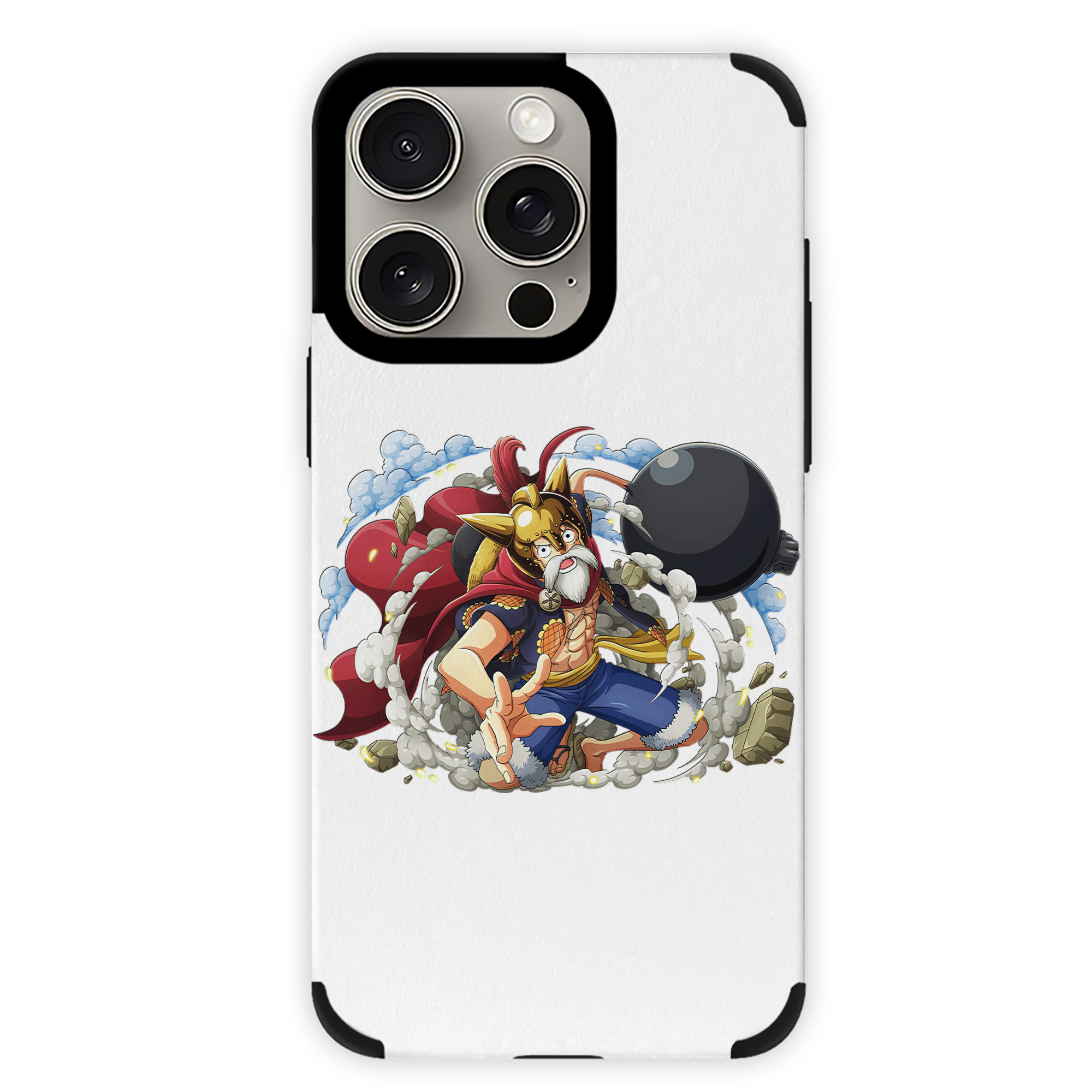 （画像用） ワンピース モンキー・D・ルフィ ONE PIECE Monkey D. Luffy 【iPhone15ProMax対応】 PUレザー スマホケース 耐衝撃＆黄変防止