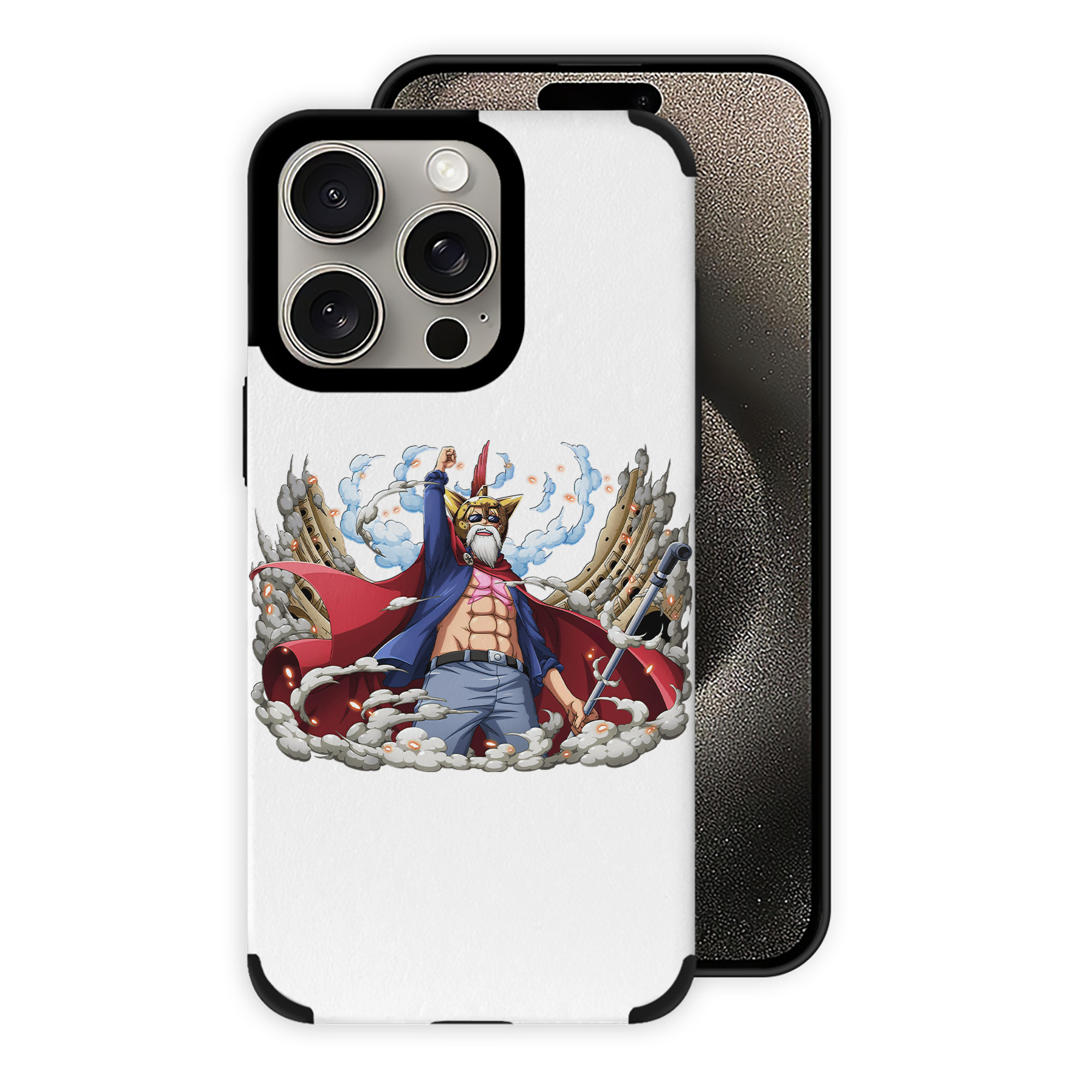 （画像用） ワンピース モンキー・D・ルフィ ONE PIECE Monkey D. Luffy 【iPhone15ProMax対応】 PUレザー スマホケース 耐衝撃＆黄変防止
