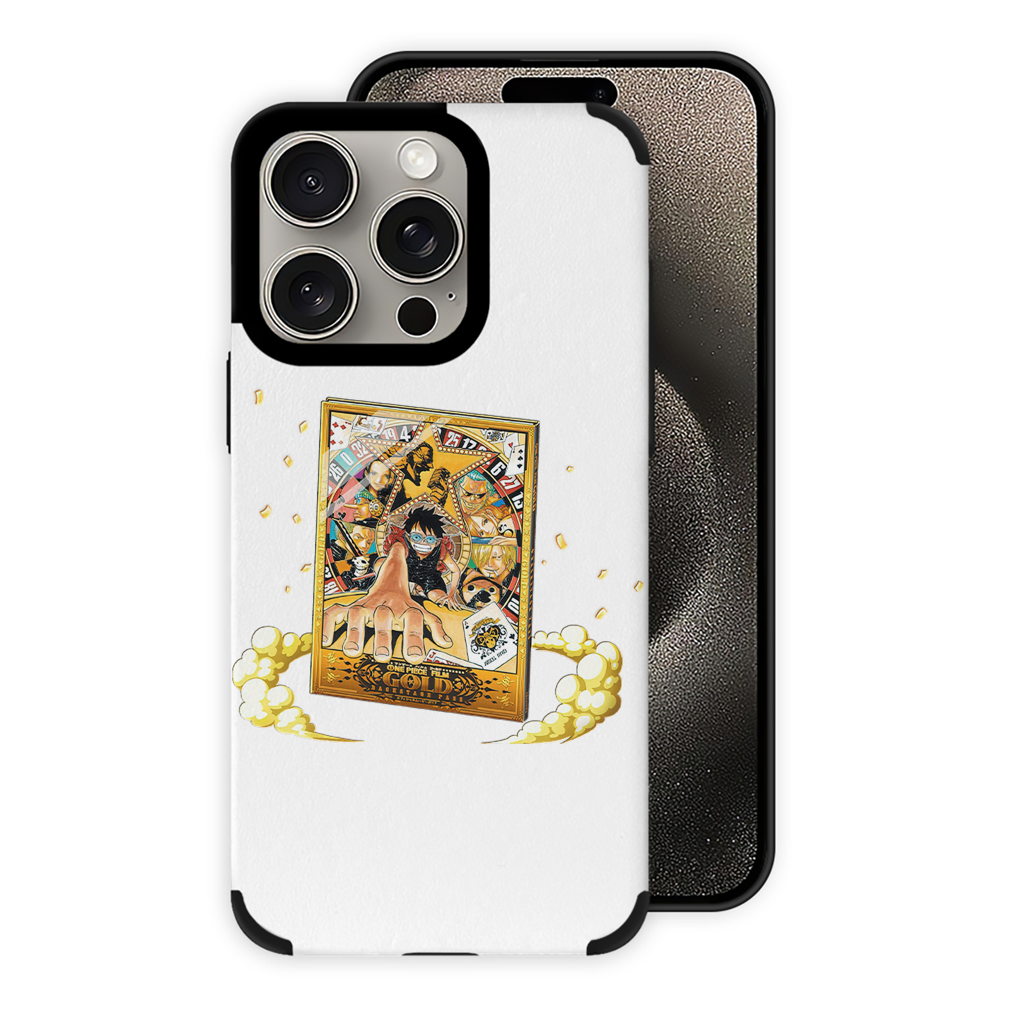 （画像用） ワンピース モンキー・D・ルフィ ONE PIECE Monkey D. Luffy 【iPhone15ProMax対応】 PUレザー スマホケース 耐衝撃＆黄変防止