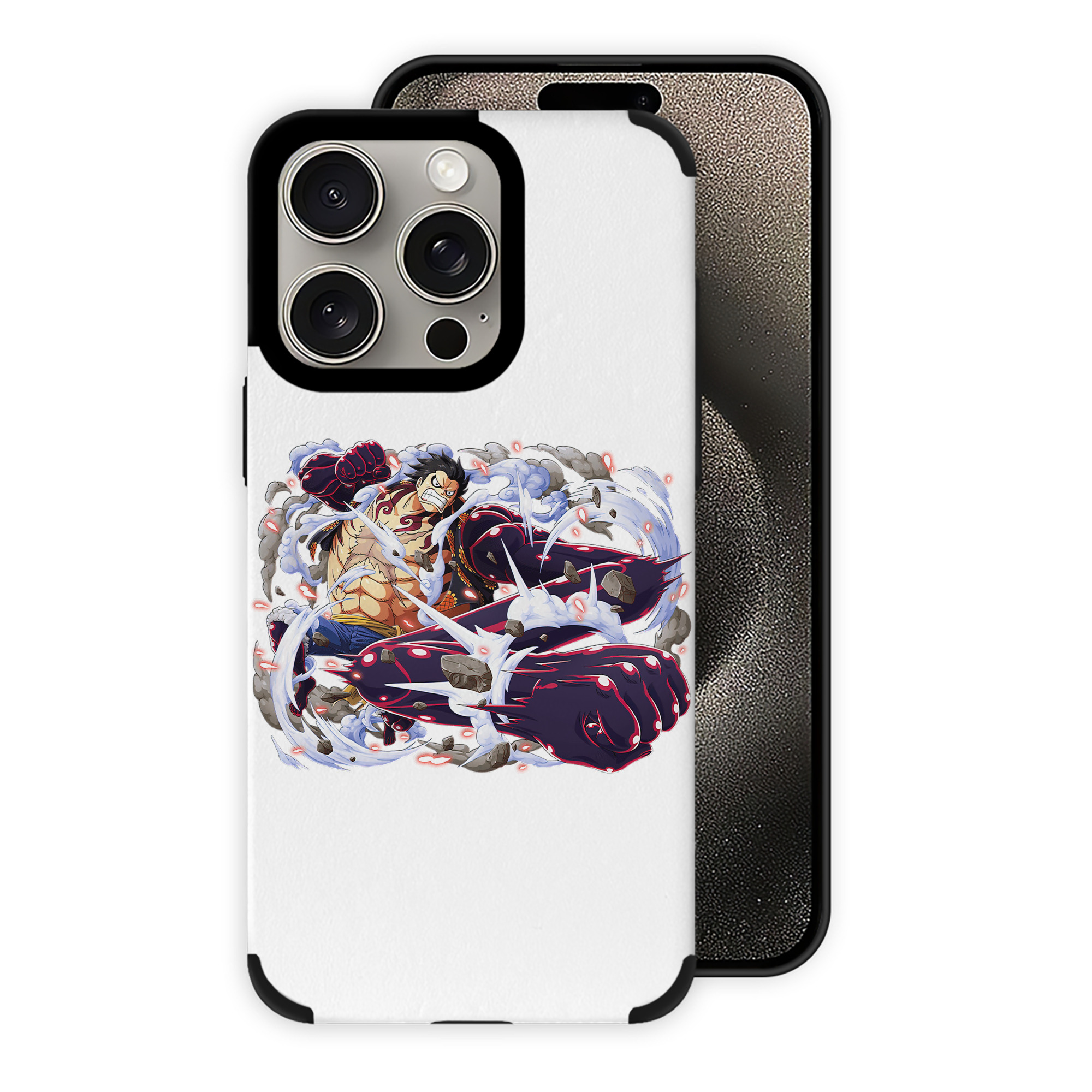（画像用） ワンピース モンキー・D・ルフィ ONE PIECE Monkey D. Luffy 【iPhone15ProMax対応】 PUレザー スマホケース 耐衝撃＆黄変防止