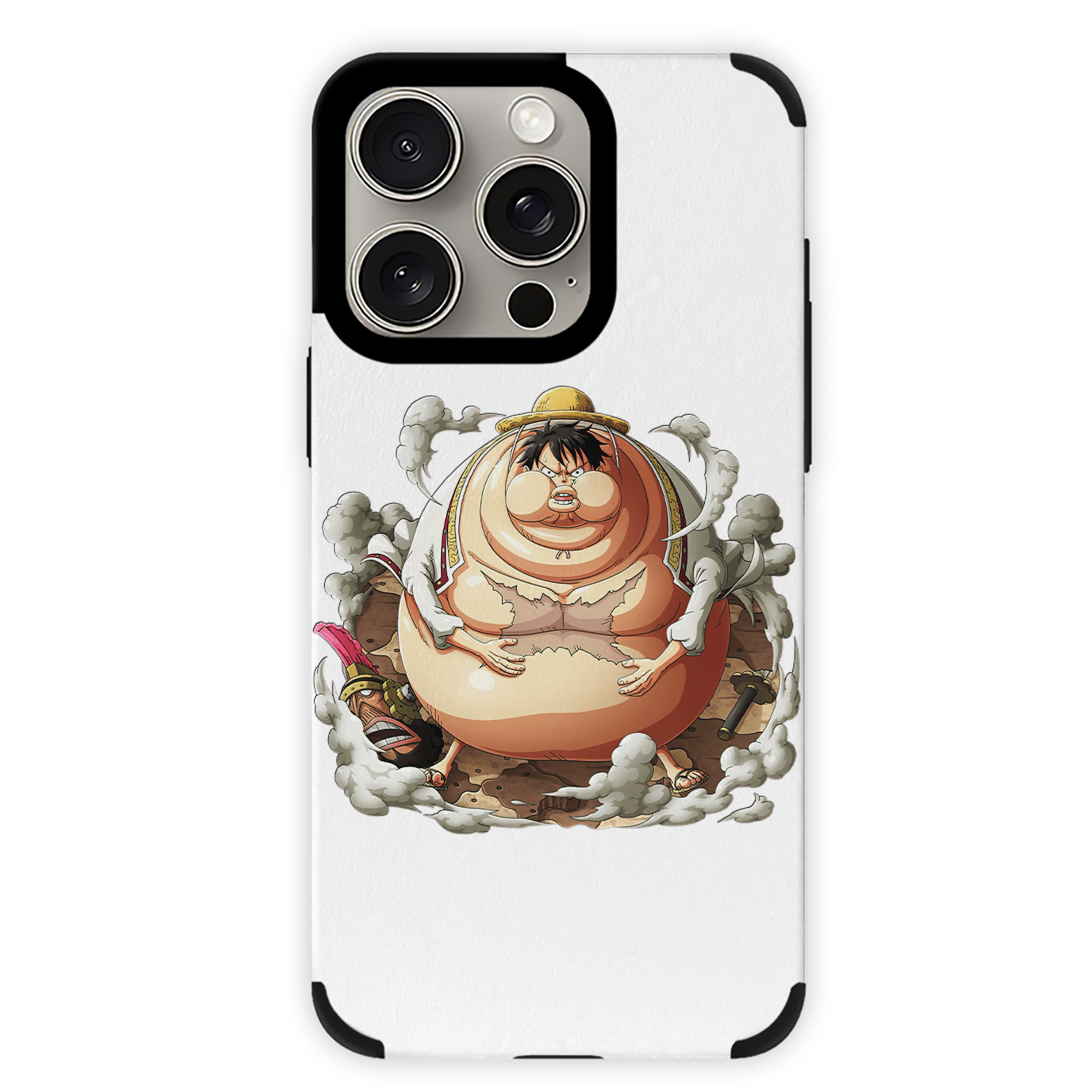 （画像用） ワンピース モンキー・D・ルフィ ONE PIECE Monkey D. Luffy 【iPhone15ProMax対応】 PUレザー スマホケース 耐衝撃＆黄変防止