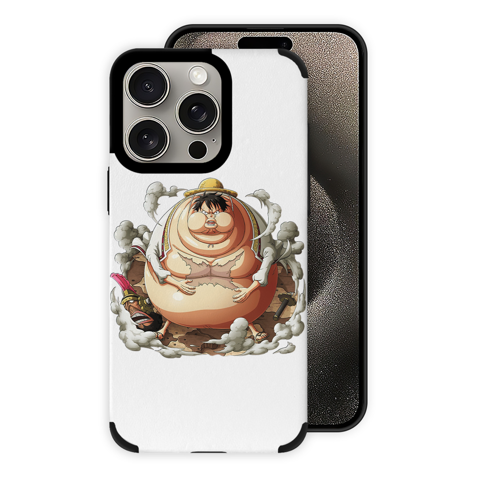 （画像用） ワンピース モンキー・D・ルフィ ONE PIECE Monkey D. Luffy 【iPhone15ProMax対応】 PUレザー スマホケース 耐衝撃＆黄変防止