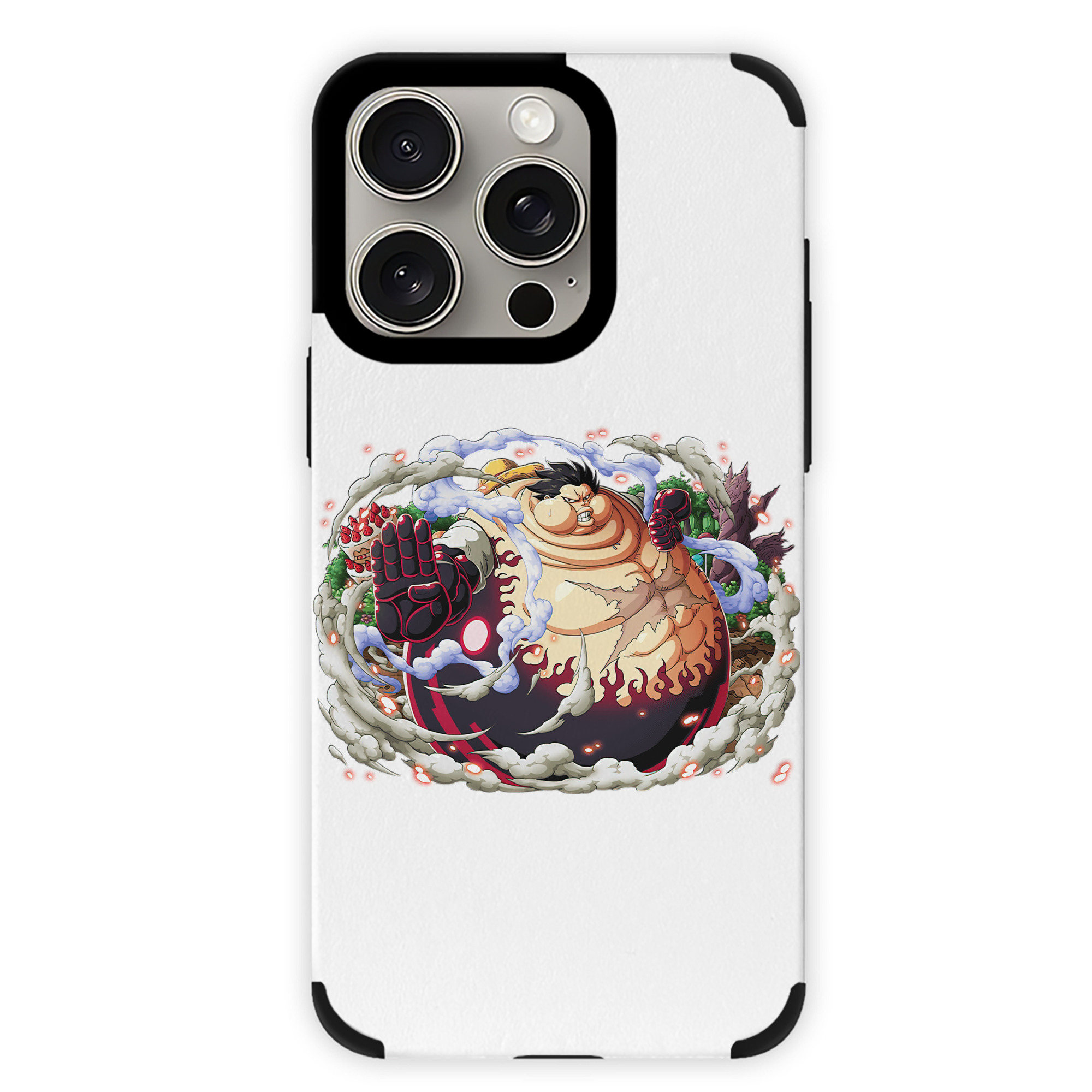 （画像用） ワンピース モンキー・D・ルフィ ONE PIECE Monkey D. Luffy 【iPhone15ProMax対応】 PUレザー スマホケース 耐衝撃＆黄変防止