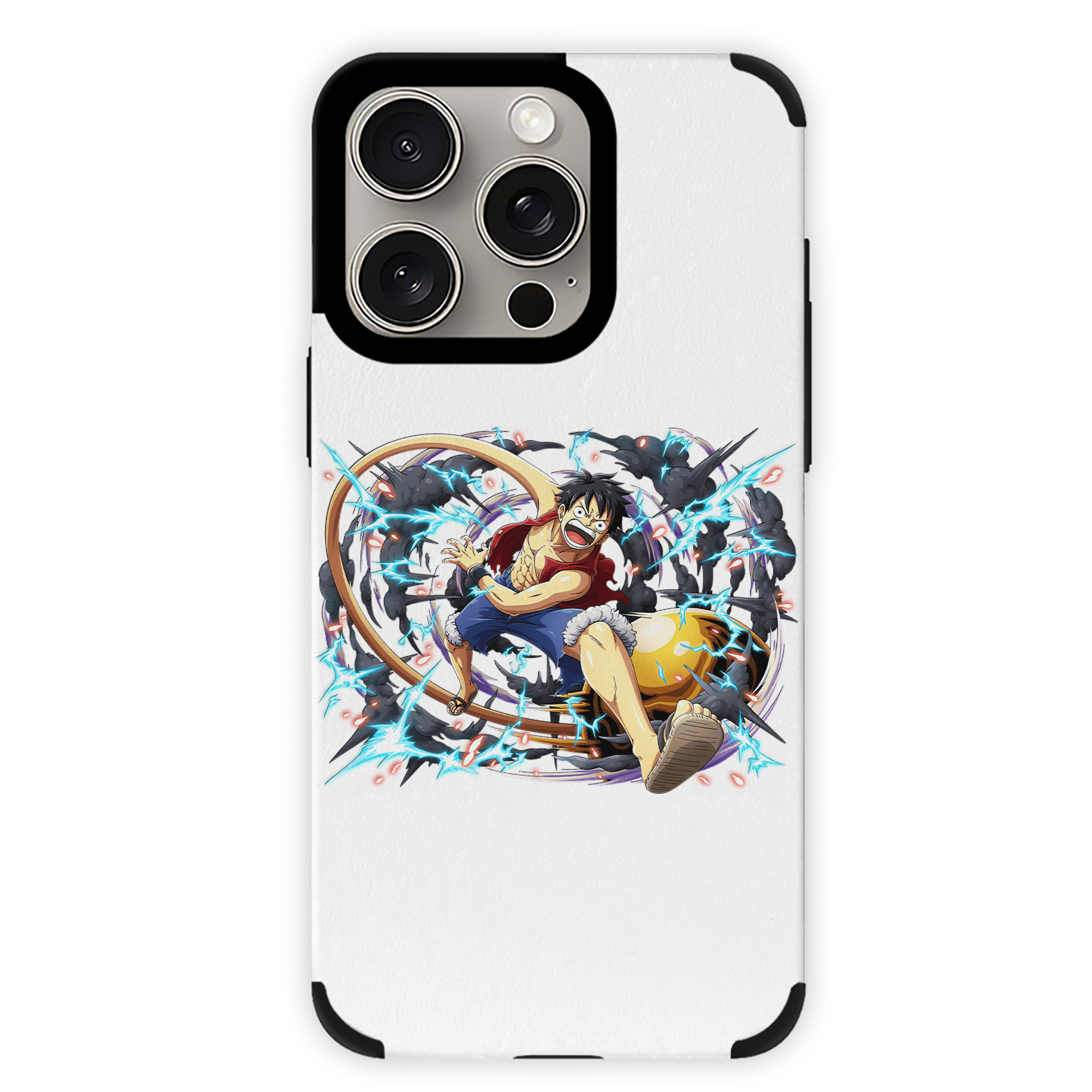 （画像用） ワンピース モンキー・D・ルフィ ONE PIECE Monkey D. Luffy 【iPhone15ProMax対応】 PUレザー スマホケース 耐衝撃＆黄変防止