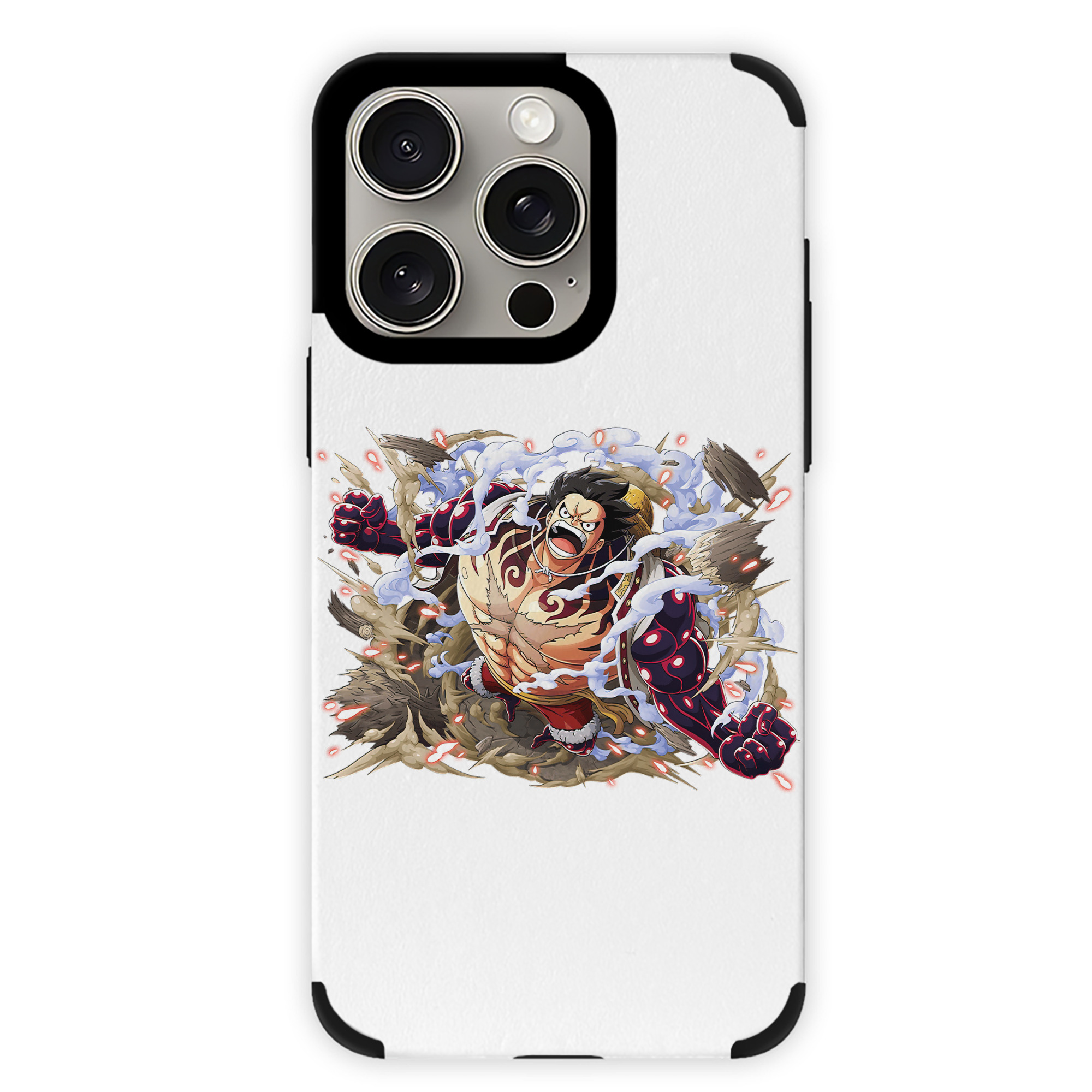 （画像用） ワンピース モンキー・D・ルフィ ONE PIECE Monkey D. Luffy 【iPhone15ProMax対応】 PUレザー スマホケース 耐衝撃＆黄変防止
