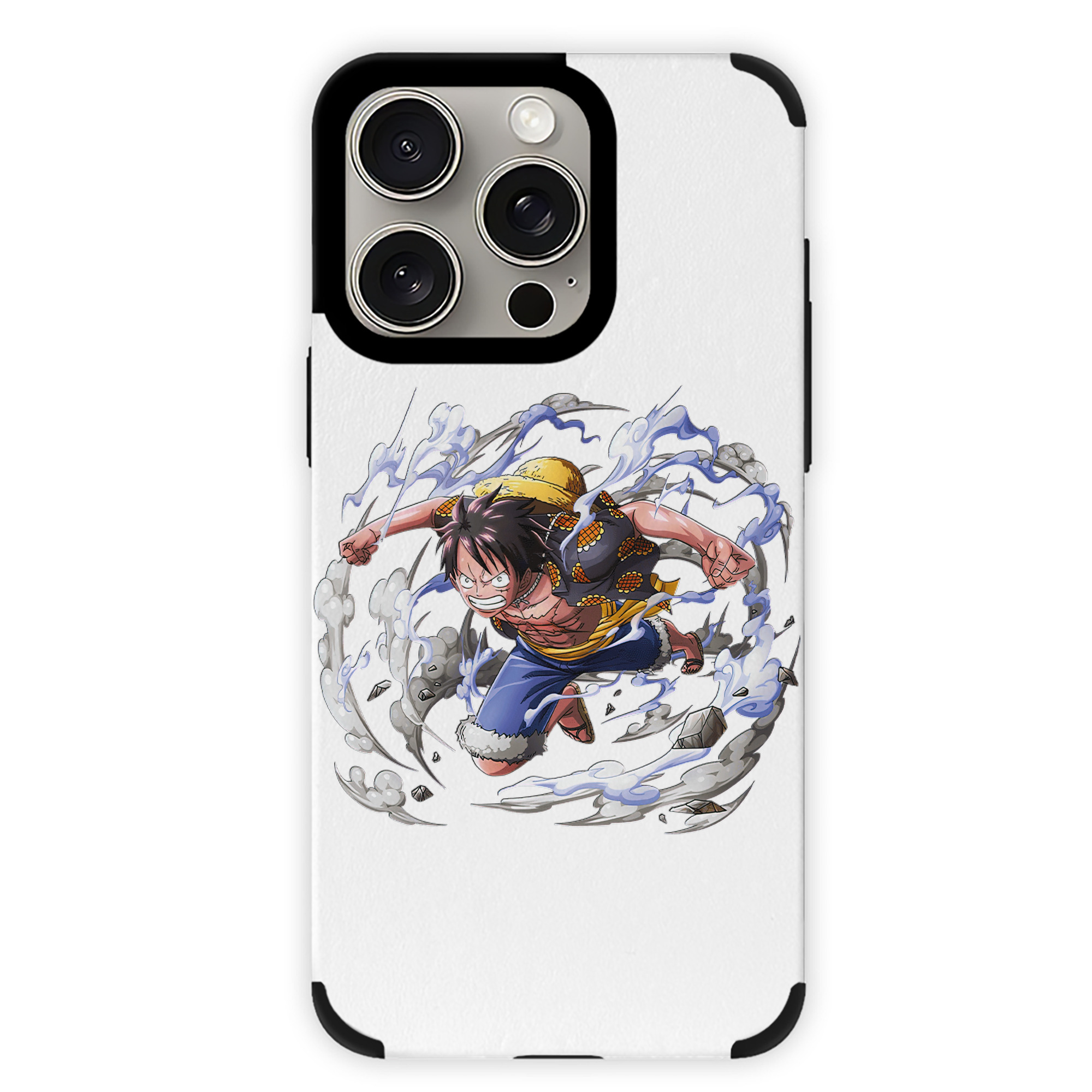 （画像用） ワンピース モンキー・D・ルフィ ONE PIECE Monkey D. Luffy 【iPhone15ProMax対応】 PUレザー スマホケース 耐衝撃＆黄変防止