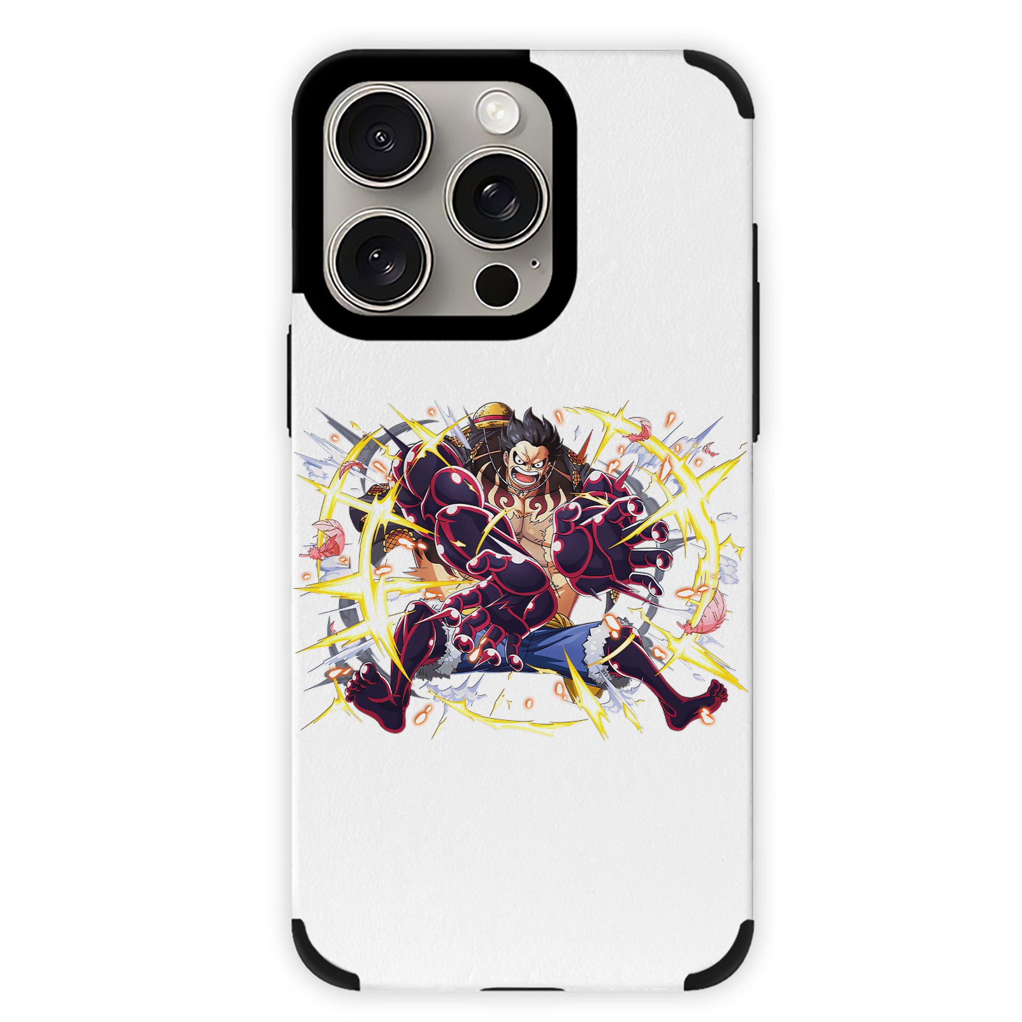 （画像用） ワンピース モンキー・D・ルフィ ONE PIECE Monkey D. Luffy 【iPhone15ProMax対応】 PUレザー スマホケース 耐衝撃＆黄変防止