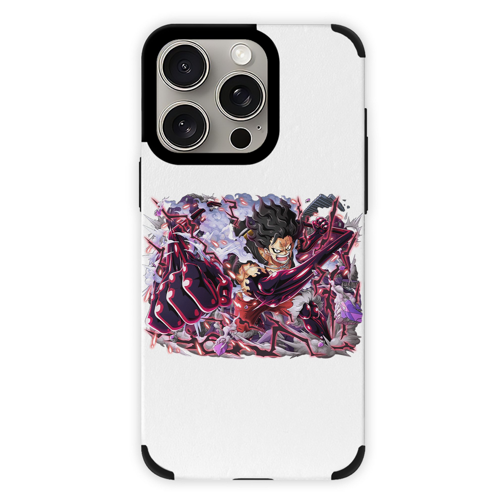 （画像用） ワンピース モンキー・D・ルフィ ONE PIECE Monkey D. Luffy 【iPhone15ProMax対応】 PUレザー スマホケース 耐衝撃＆黄変防止