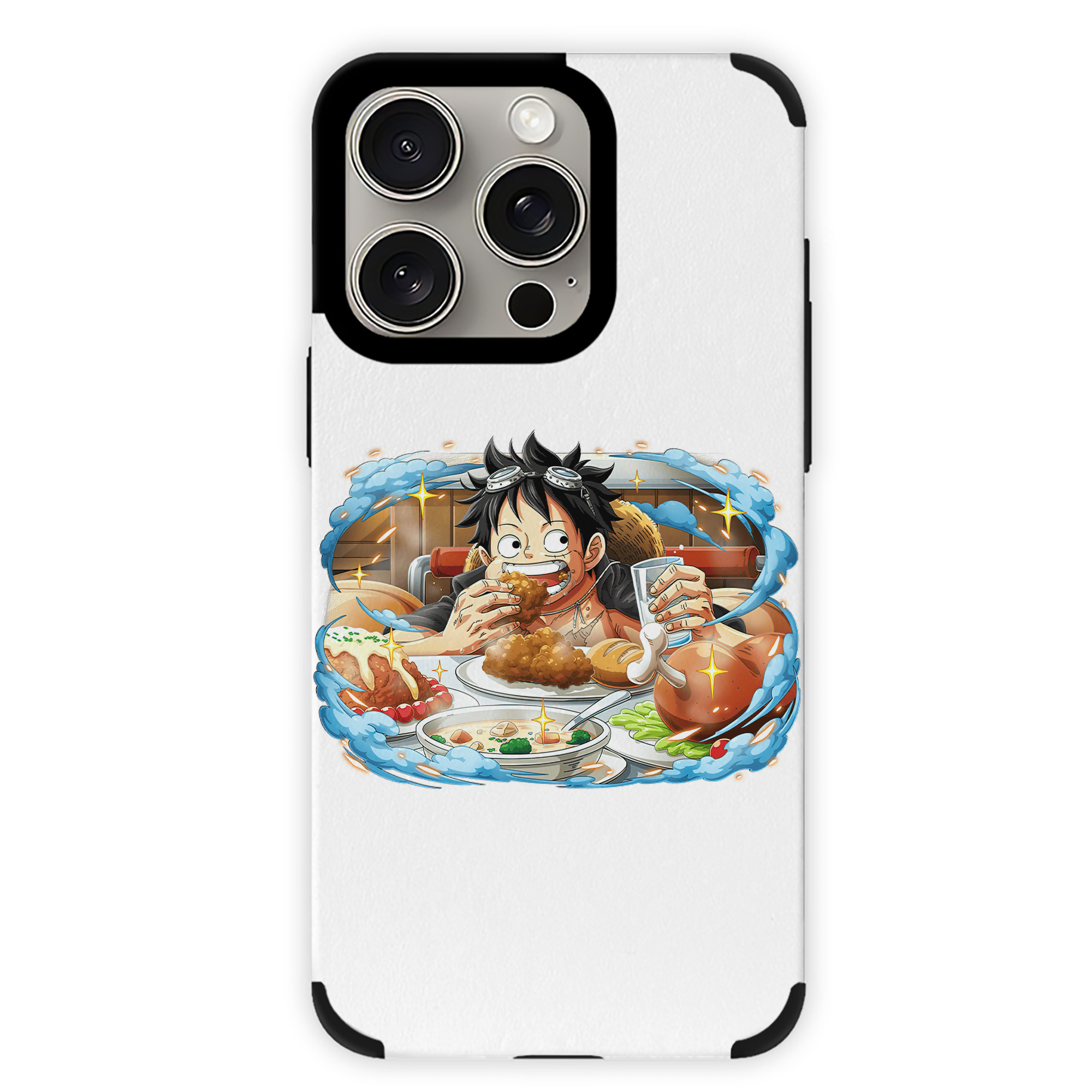 （画像用） ワンピース モンキー・D・ルフィ ONE PIECE Monkey D. Luffy 【iPhone15ProMax対応】 PUレザー スマホケース 耐衝撃＆黄変防止