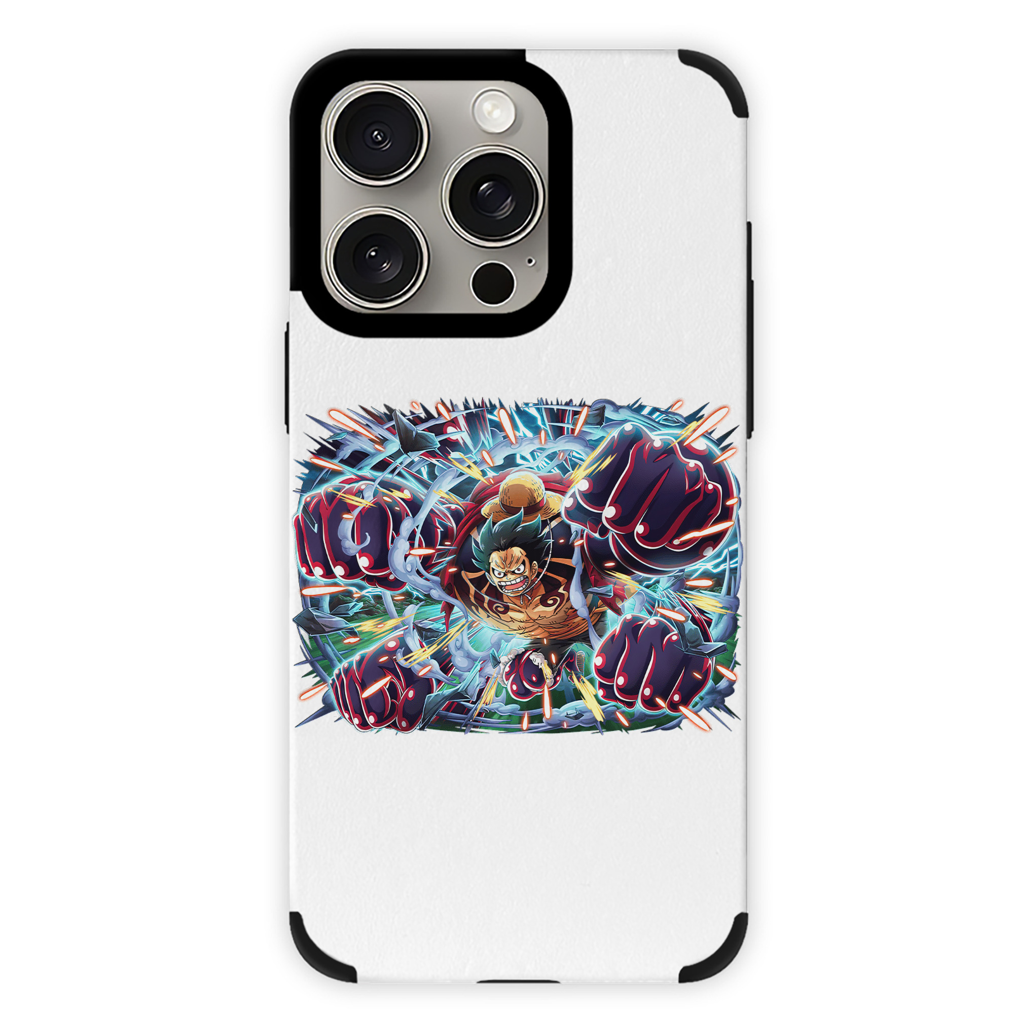 （画像用） ワンピース モンキー・D・ルフィ ONE PIECE Monkey D. Luffy 【iPhone15ProMax対応】 PUレザー スマホケース 耐衝撃＆黄変防止