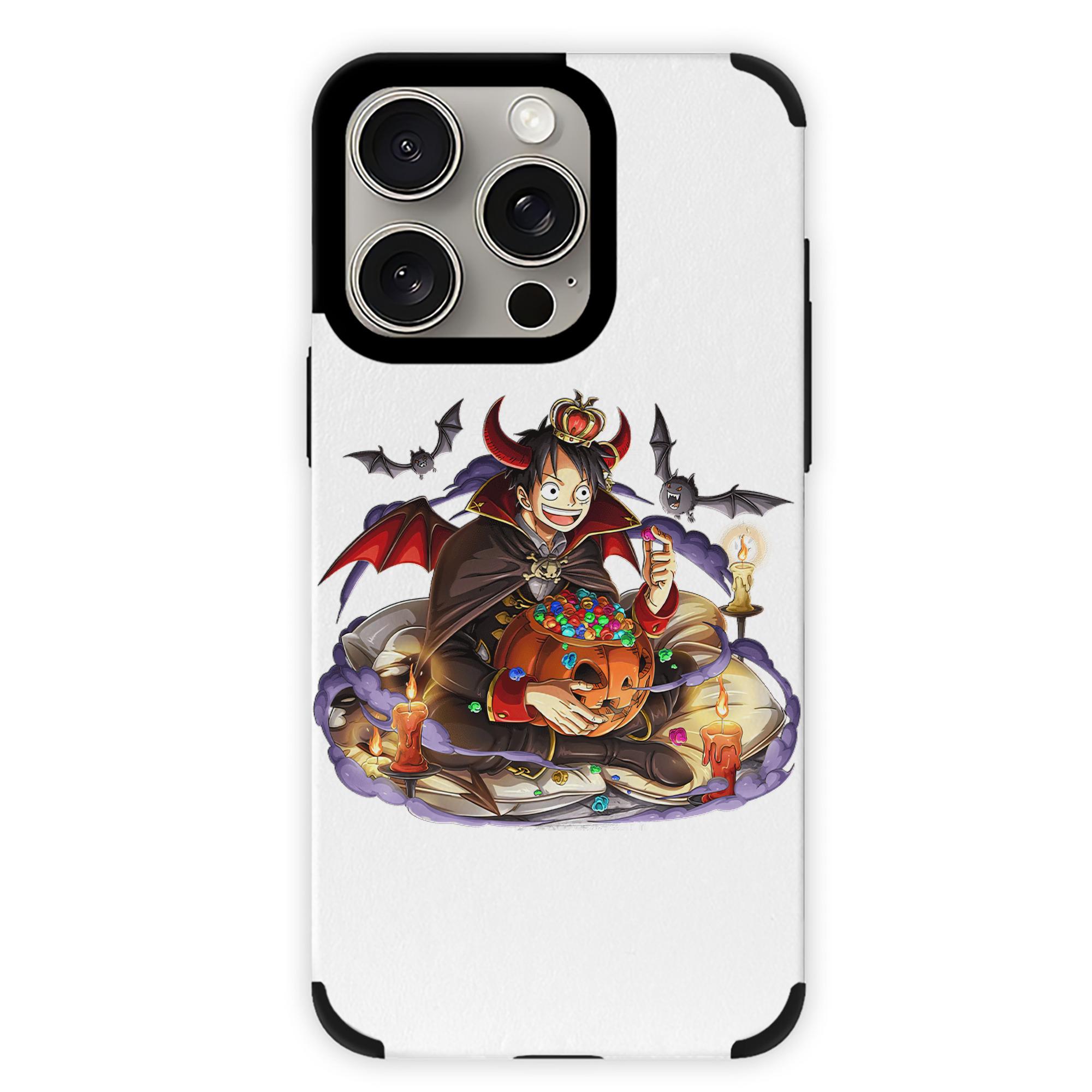 （画像用） ワンピース モンキー・D・ルフィ ONE PIECE Monkey D. Luffy 【iPhone15ProMax対応】 PUレザー スマホケース 耐衝撃＆黄変防止