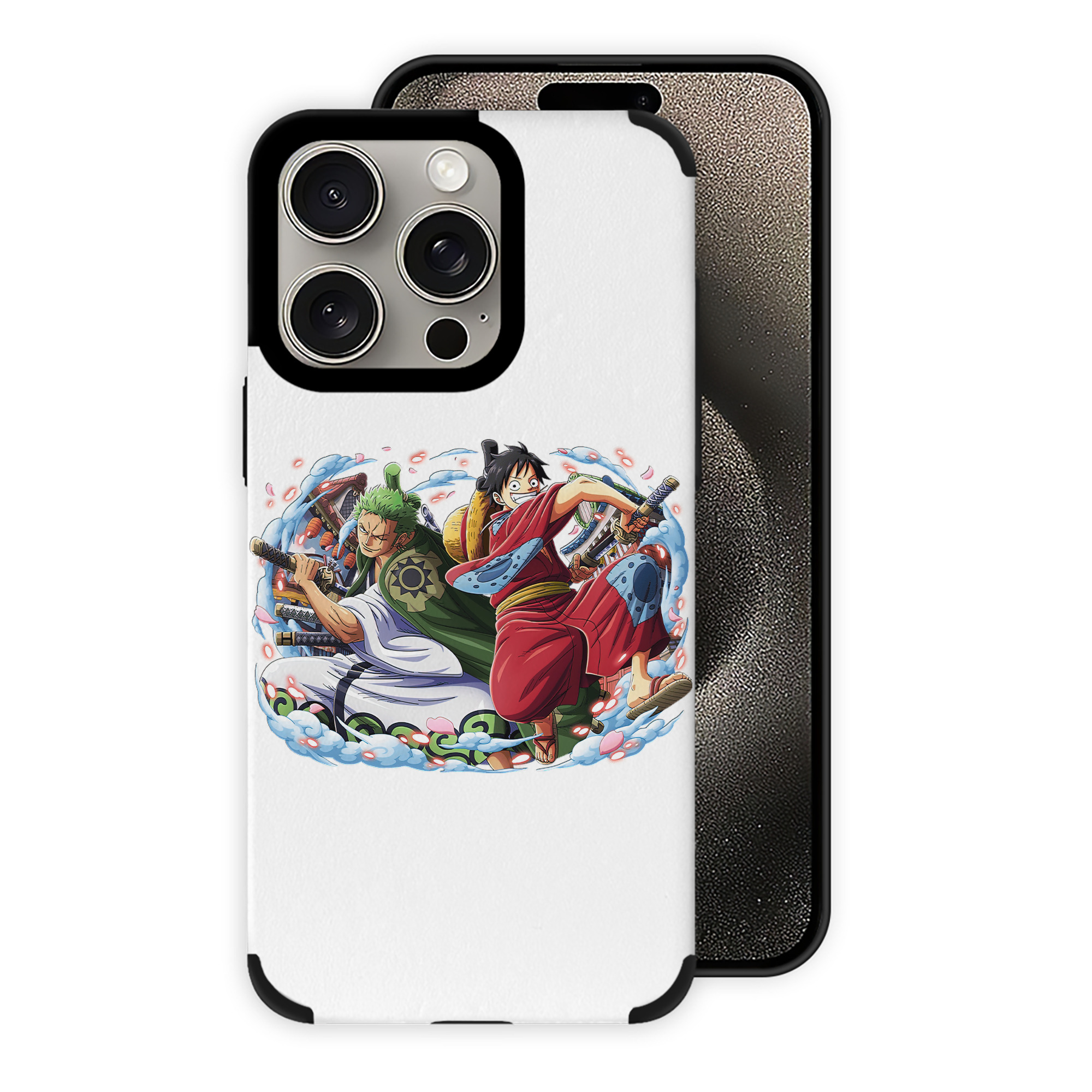 （画像用） ワンピース モンキー・D・ルフィ ONE PIECE Monkey D. Luffy 【iPhone15ProMax対応】 PUレザー スマホケース 耐衝撃＆黄変防止