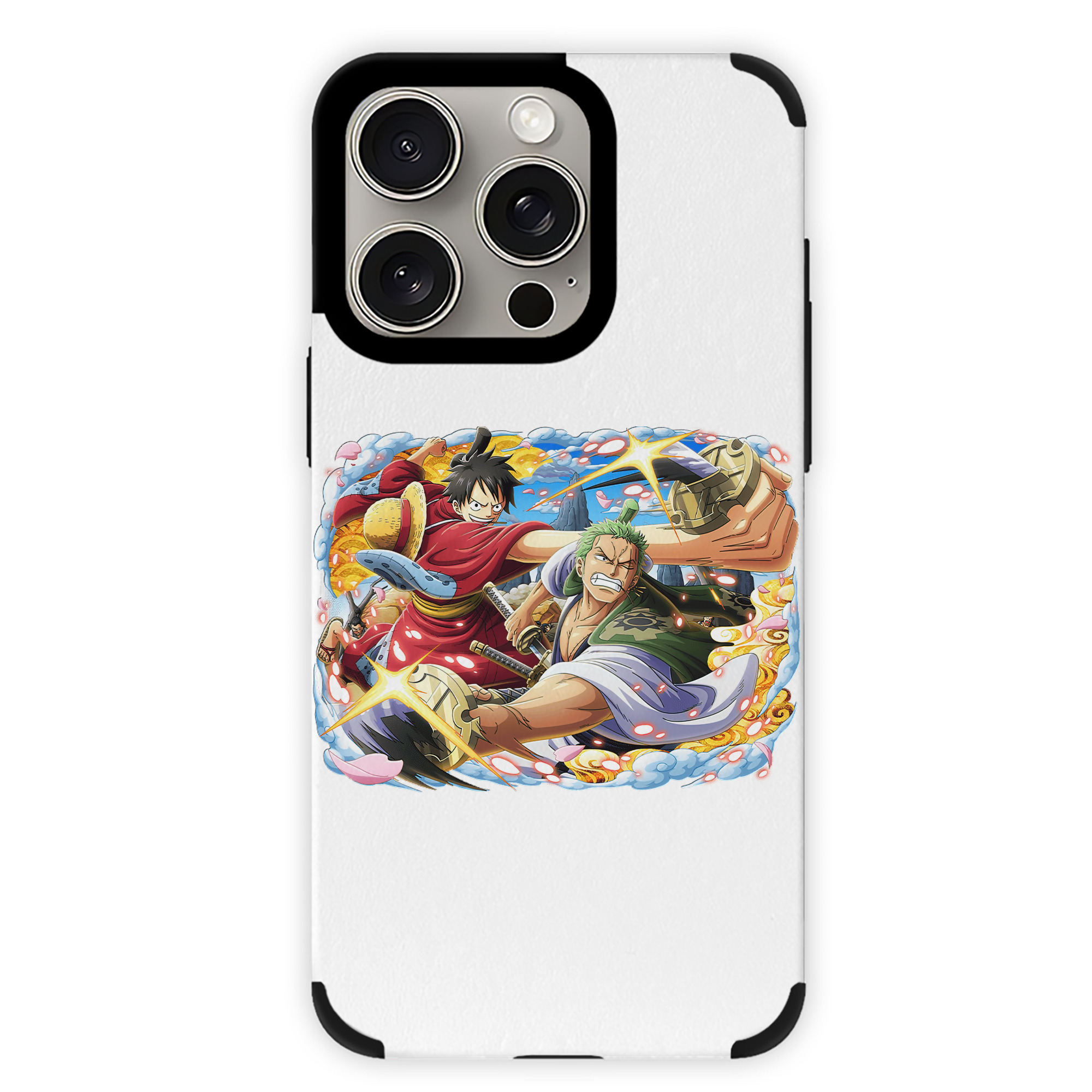 （画像用） ワンピース モンキー・D・ルフィ ONE PIECE Monkey D. Luffy 【iPhone15ProMax対応】 PUレザー スマホケース 耐衝撃＆黄変防止