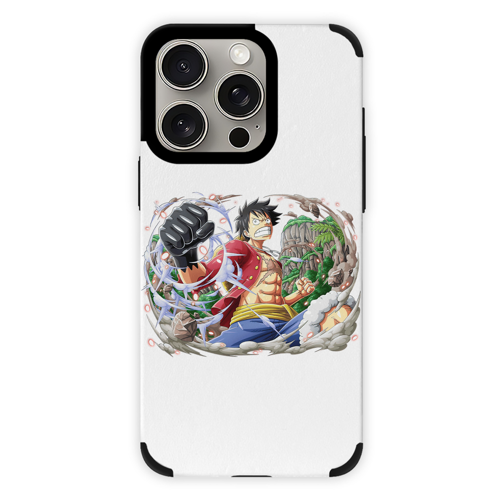 （画像用） ワンピース モンキー・D・ルフィ ONE PIECE Monkey D. Luffy 【iPhone15ProMax対応】 PUレザー スマホケース 耐衝撃＆黄変防止