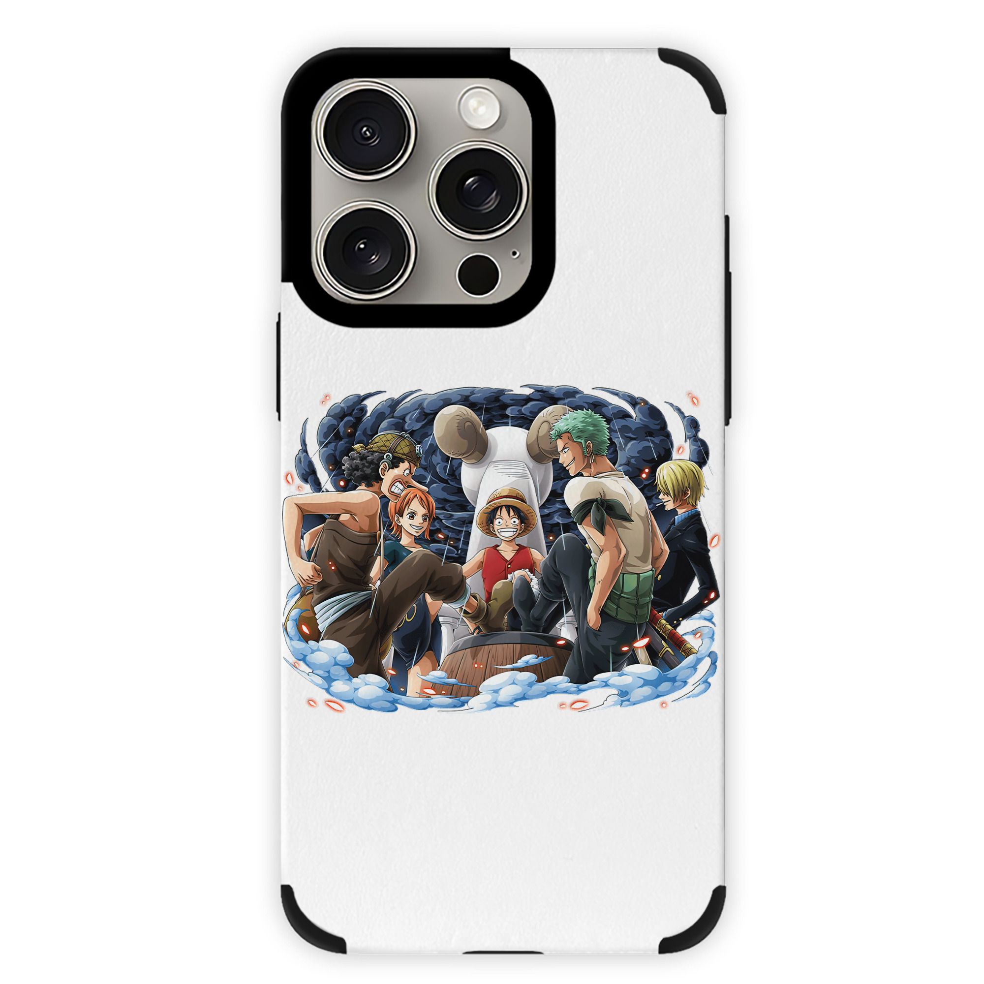 （画像用） ワンピース モンキー・D・ルフィ ONE PIECE Monkey D. Luffy 【iPhone15ProMax対応】 PUレザー スマホケース 耐衝撃＆黄変防止