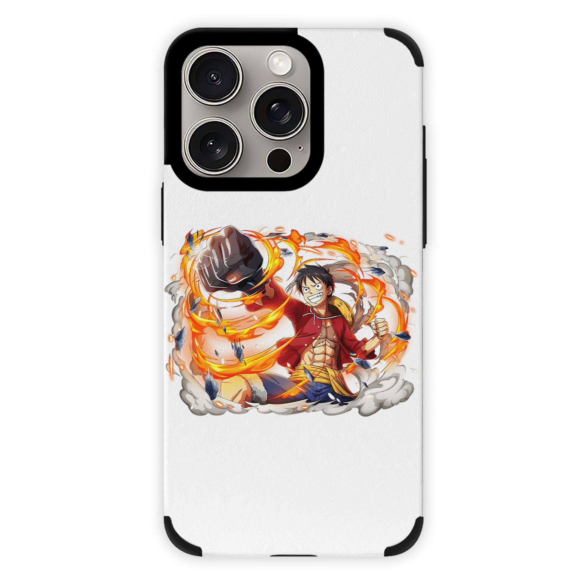 （画像用） ワンピース モンキー・D・ルフィ ONE PIECE Monkey D. Luffy 【iPhone15ProMax対応】 PUレザー スマホケース 耐衝撃＆黄変防止