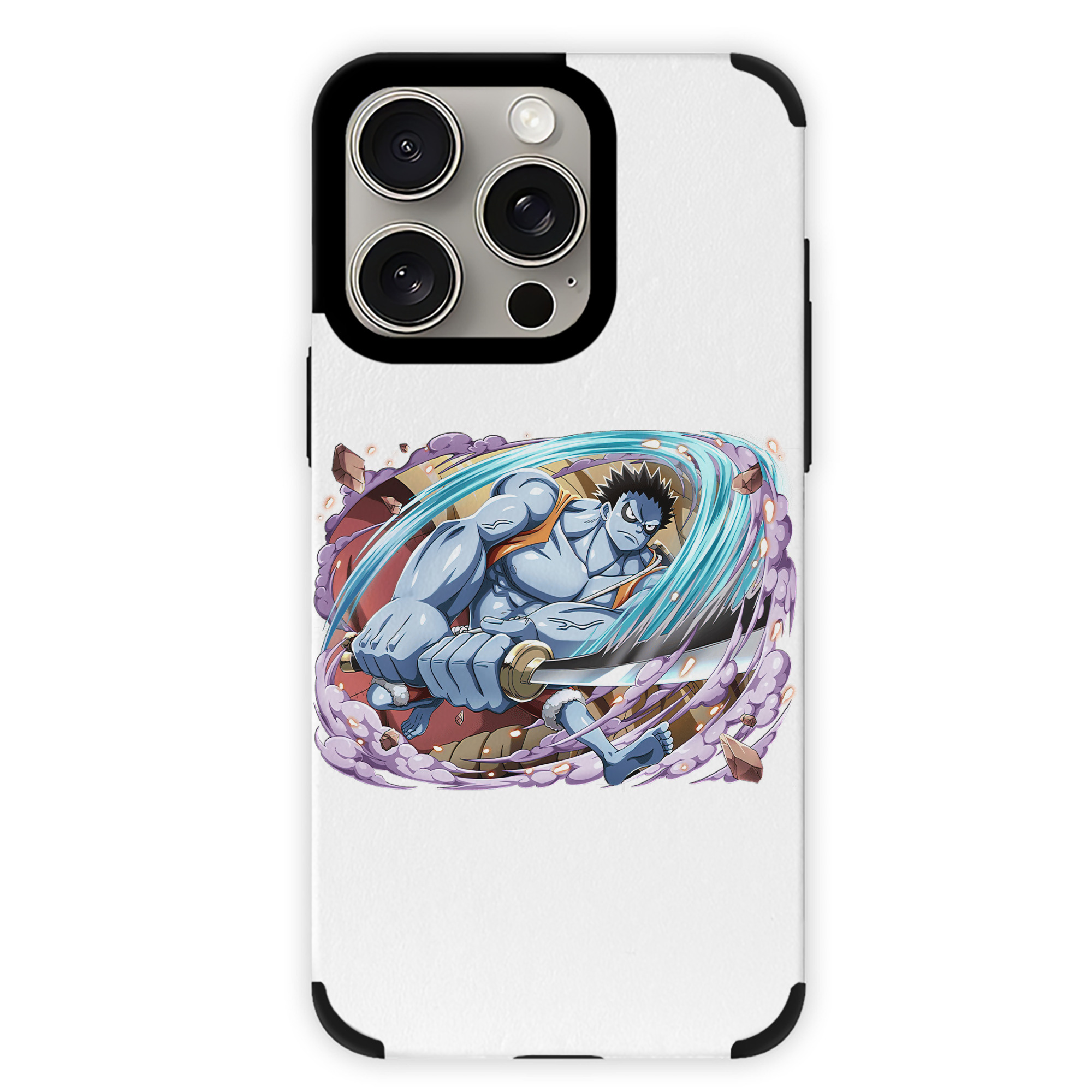 （画像用） ワンピース モンキー・D・ルフィ ONE PIECE Monkey D. Luffy 【iPhone15ProMax対応】 PUレザー スマホケース 耐衝撃＆黄変防止