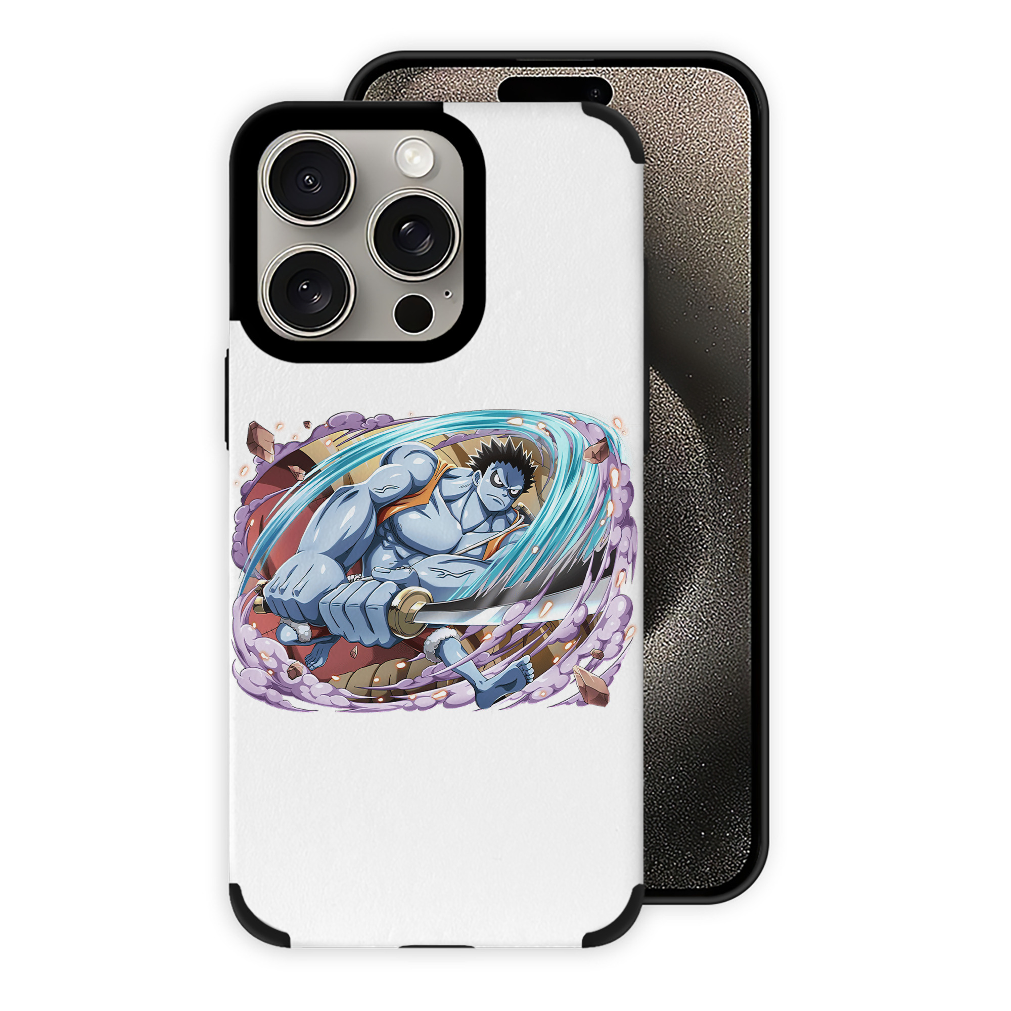 （画像用） ワンピース モンキー・D・ルフィ ONE PIECE Monkey D. Luffy 【iPhone15ProMax対応】 PUレザー スマホケース 耐衝撃＆黄変防止