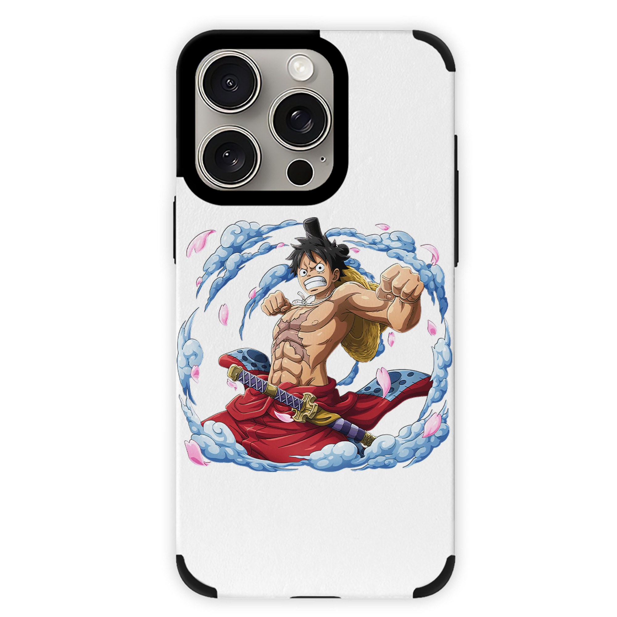 （画像用） ワンピース モンキー・D・ルフィ ONE PIECE Monkey D. Luffy 【iPhone15ProMax対応】 PUレザー スマホケース 耐衝撃＆黄変防止