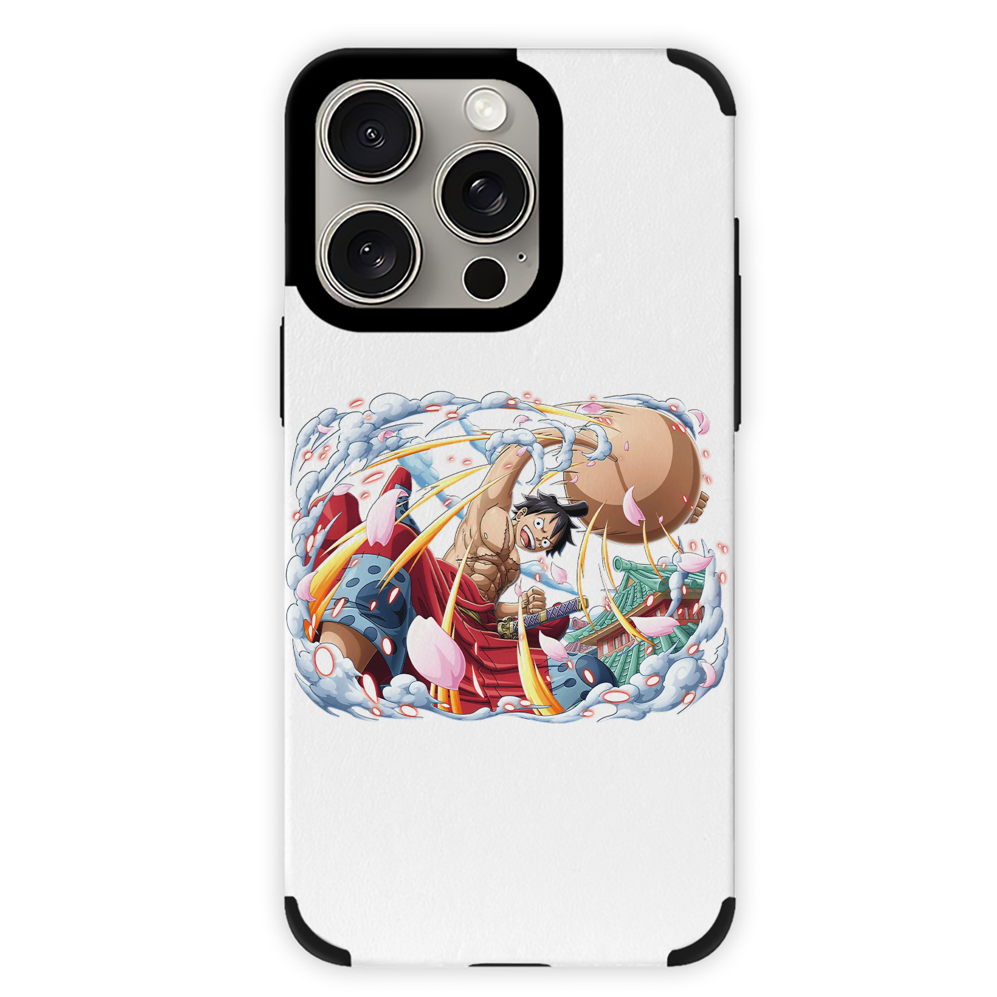 （画像用） ワンピース モンキー・D・ルフィ ONE PIECE Monkey D. Luffy 【iPhone15ProMax対応】 PUレザー スマホケース 耐衝撃＆黄変防止