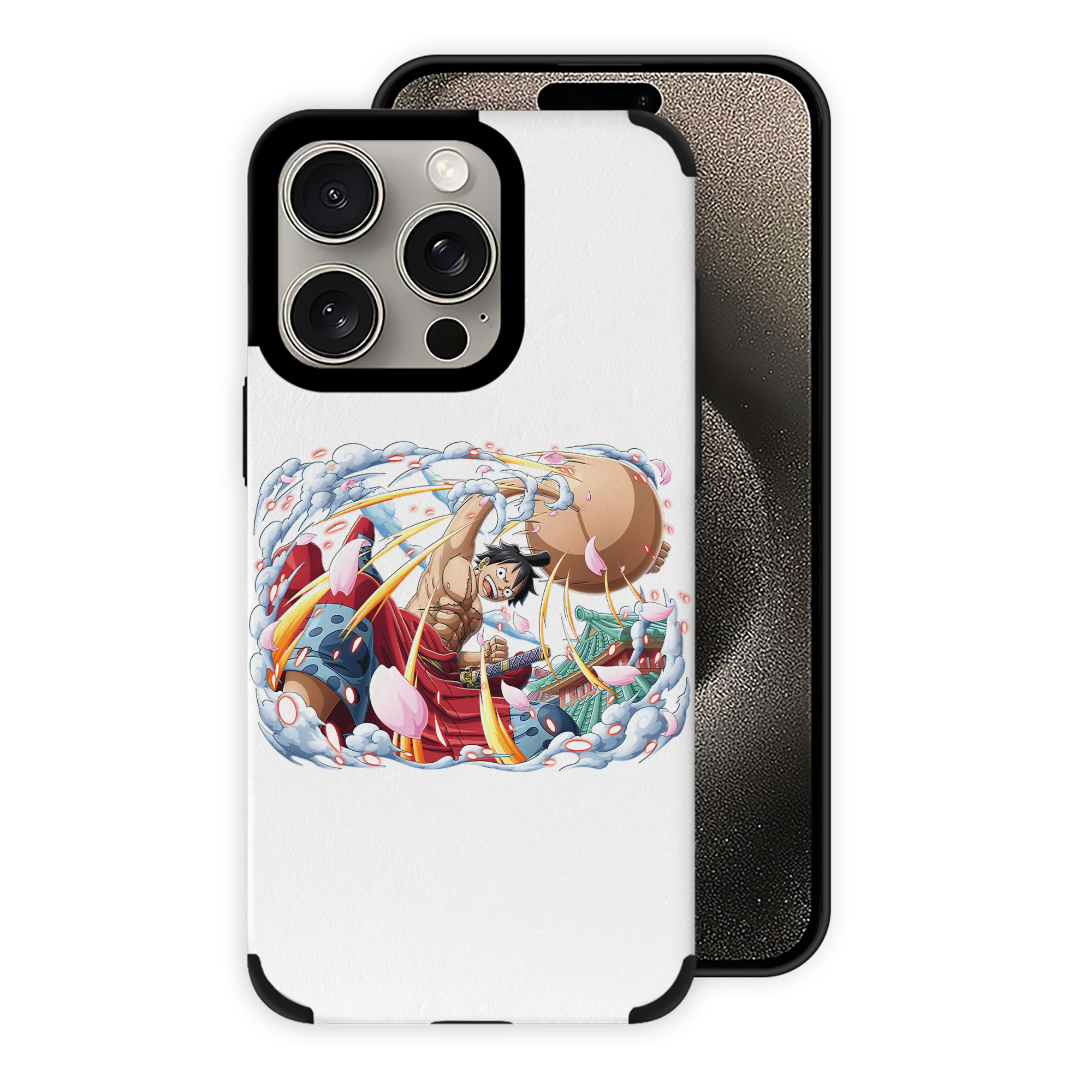 （画像用） ワンピース モンキー・D・ルフィ ONE PIECE Monkey D. Luffy 【iPhone15ProMax対応】 PUレザー スマホケース 耐衝撃＆黄変防止