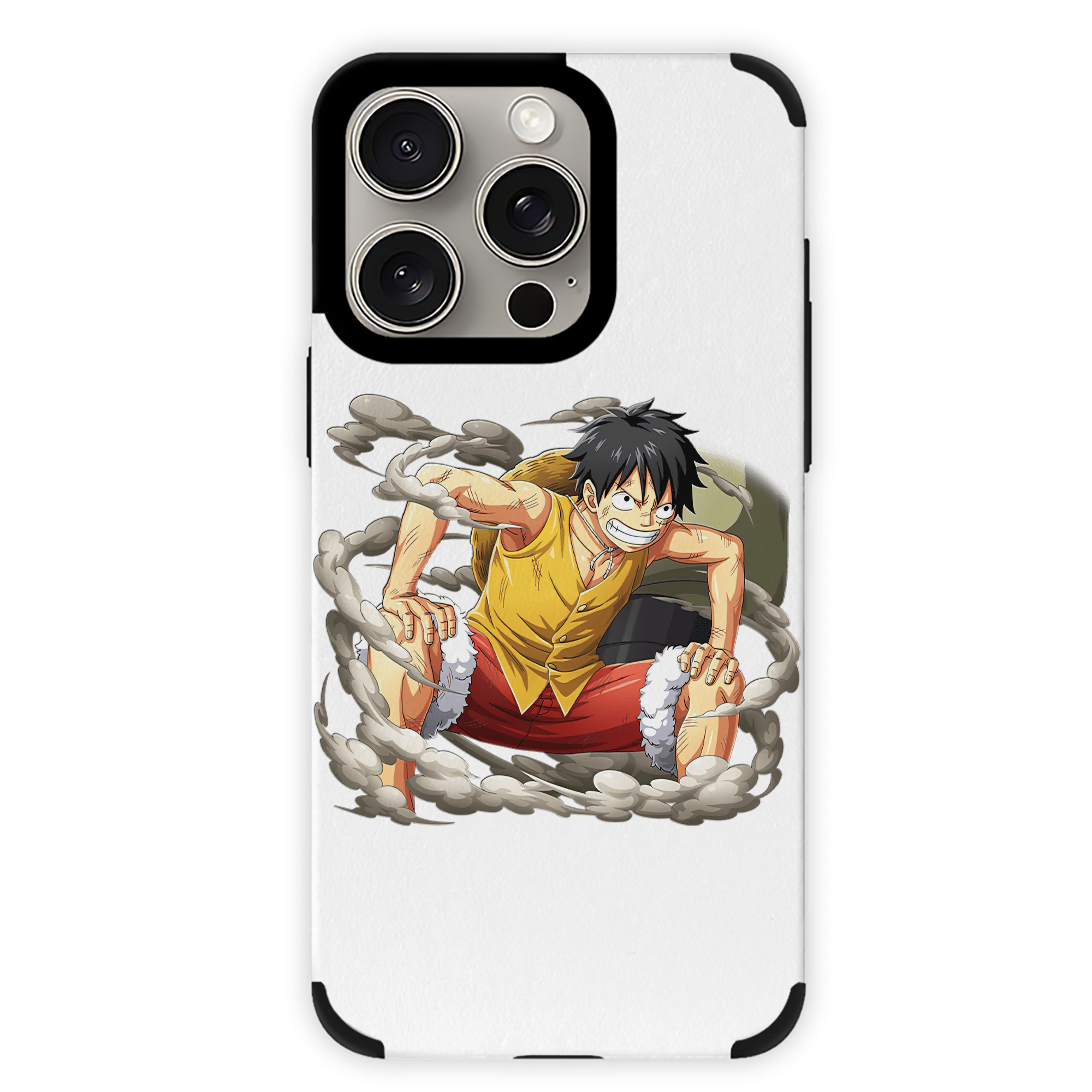 （画像用） ワンピース モンキー・D・ルフィ ONE PIECE Monkey D. Luffy 【iPhone15ProMax対応】 PUレザー スマホケース 耐衝撃＆黄変防止
