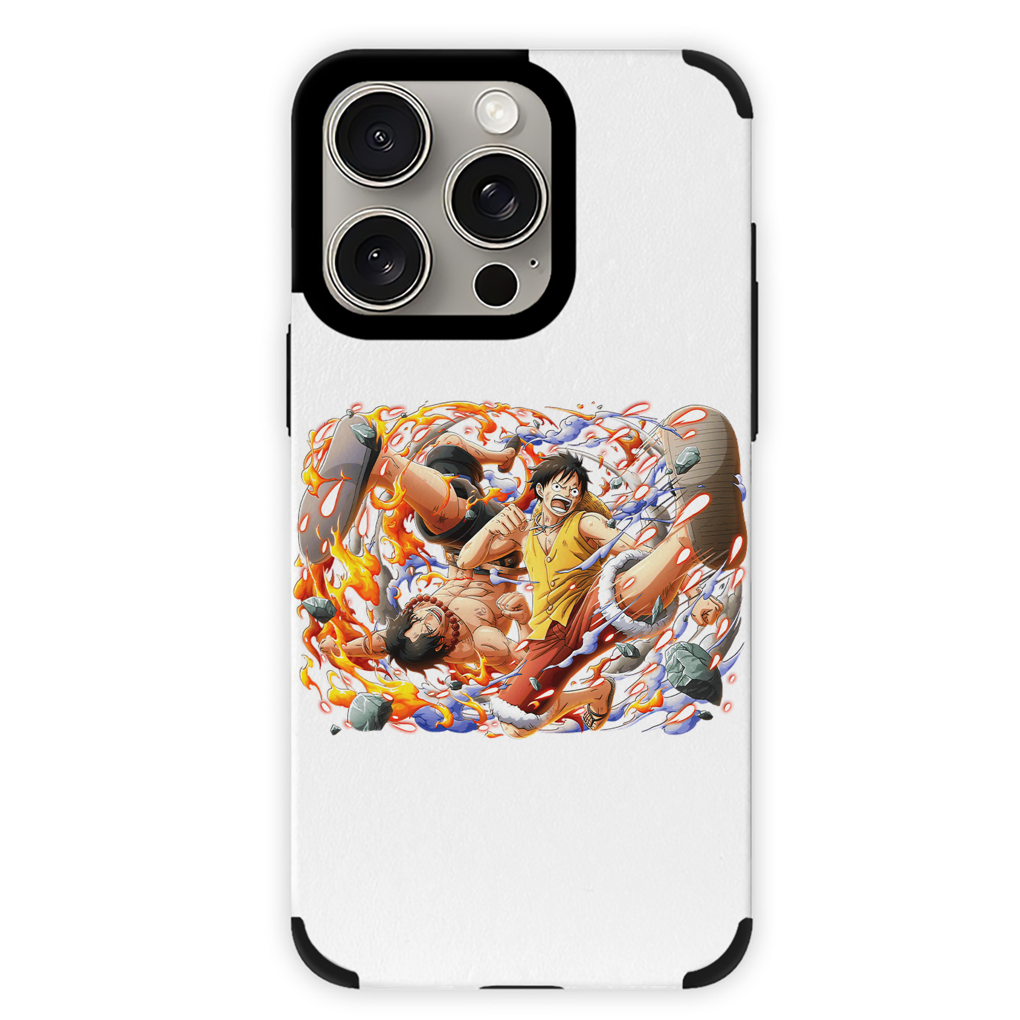 （画像用） ワンピース モンキー・D・ルフィ ONE PIECE Monkey D. Luffy 【iPhone15ProMax対応】 PUレザー スマホケース 耐衝撃＆黄変防止