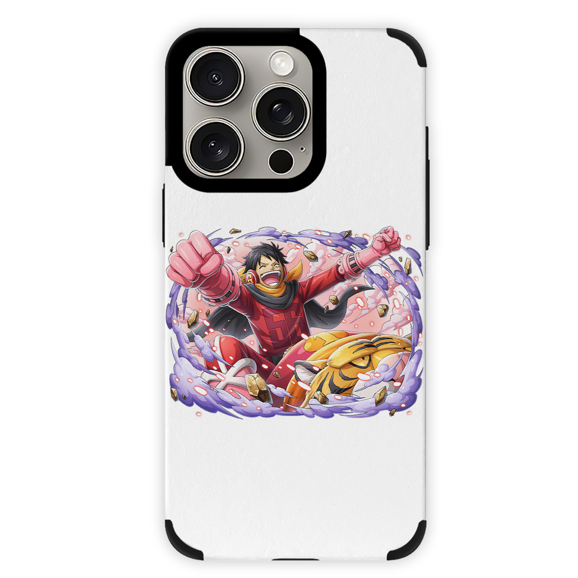 （画像用） ワンピース モンキー・D・ルフィ ONE PIECE Monkey D. Luffy 【iPhone15ProMax対応】 PUレザー スマホケース 耐衝撃＆黄変防止