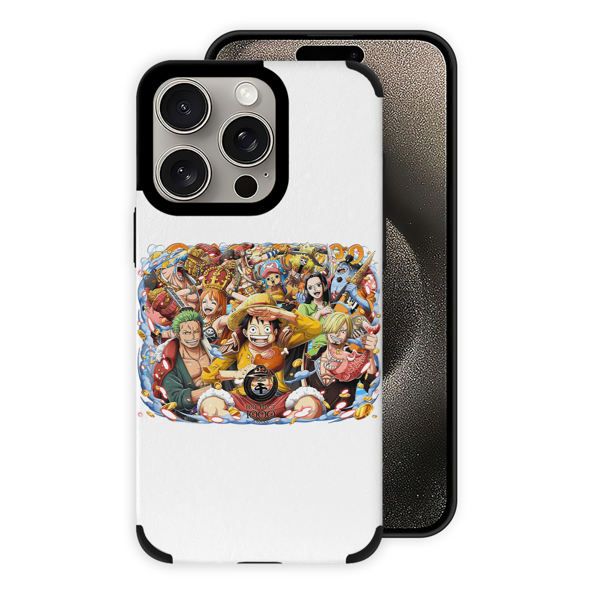 （画像用） ワンピース モンキー・D・ルフィ ONE PIECE Monkey D. Luffy 【iPhone15ProMax対応】 PUレザー スマホケース 耐衝撃＆黄変防止