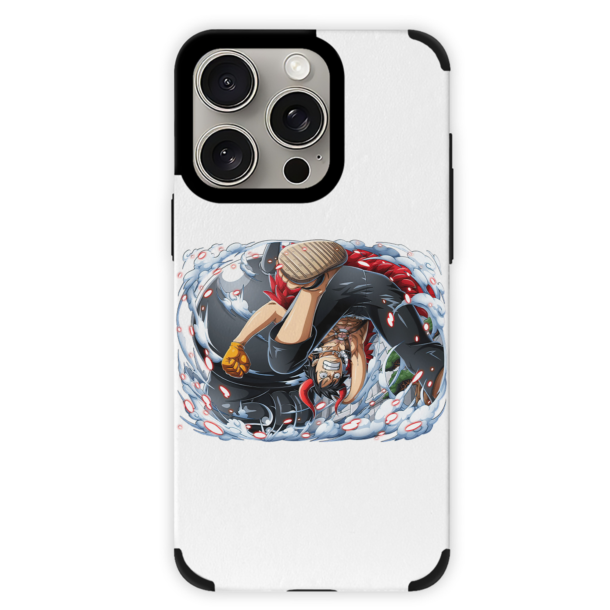 （画像用） ワンピース モンキー・D・ルフィ ONE PIECE Monkey D. Luffy 【iPhone15ProMax対応】 PUレザー スマホケース 耐衝撃＆黄変防止