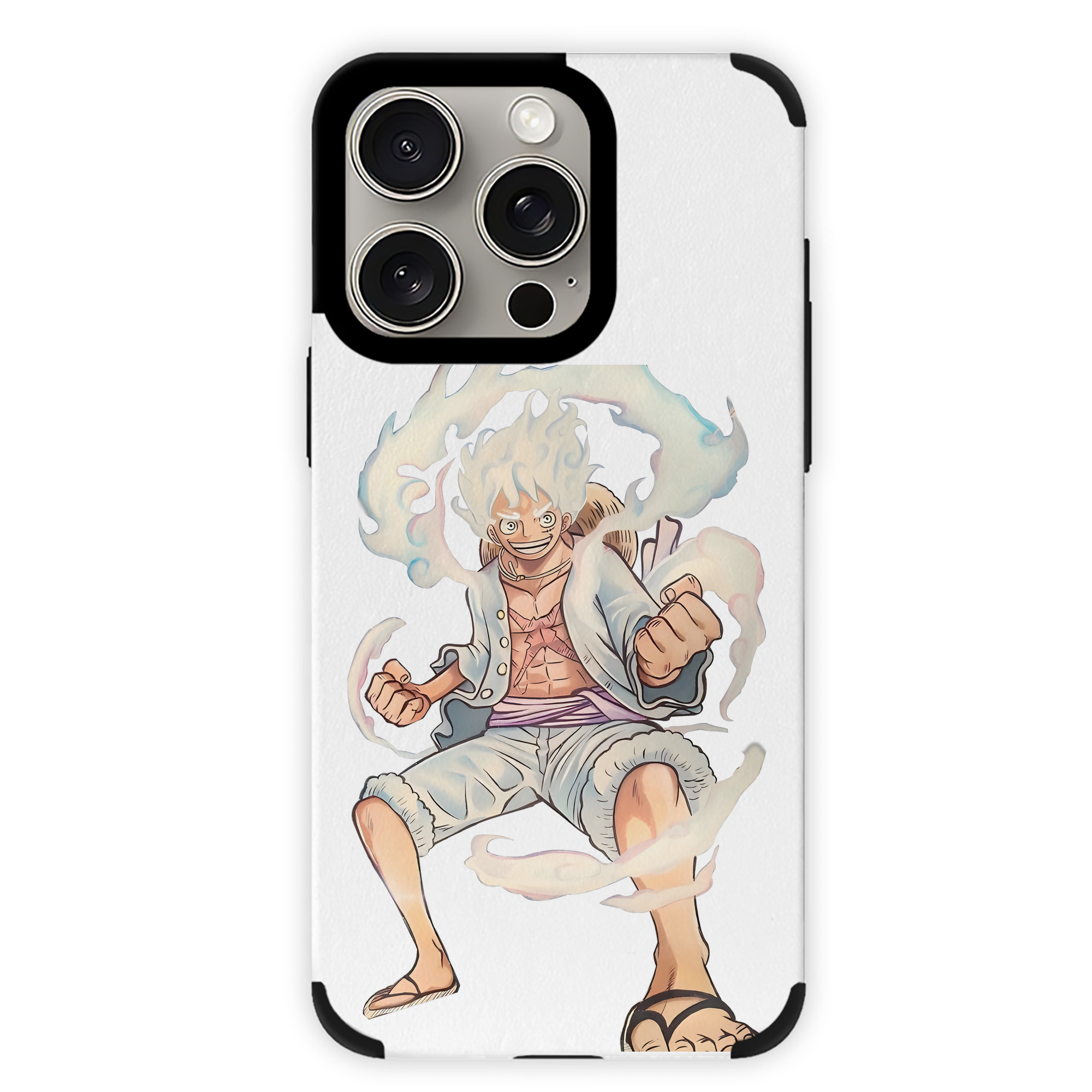 （画像用） ワンピース モンキー・D・ルフィ ONE PIECE Monkey D. Luffy 【iPhone15ProMax対応】 PUレザー スマホケース 耐衝撃＆黄変防止