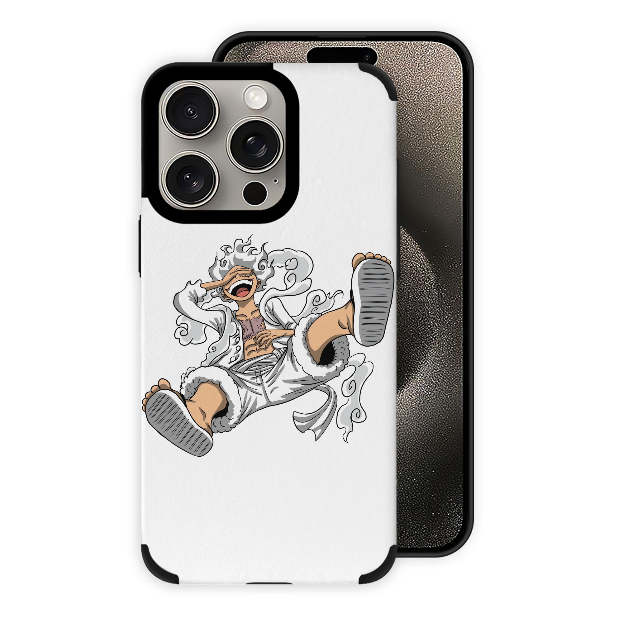 （画像用） ワンピース モンキー・D・ルフィ ONE PIECE Monkey D. Luffy 【iPhone15ProMax対応】 PUレザー スマホケース 耐衝撃＆黄変防止