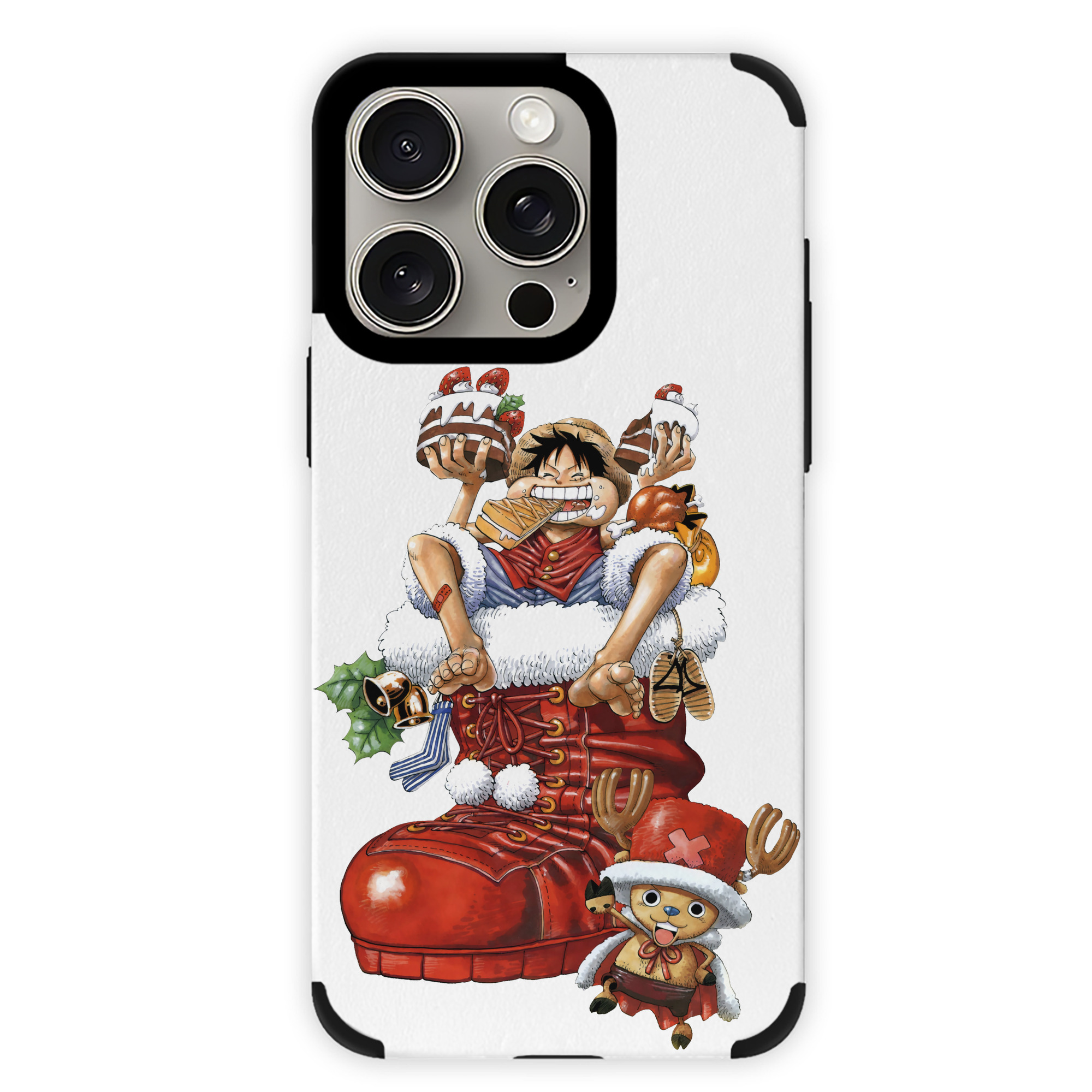 （画像用） ワンピース モンキー・D・ルフィ ONE PIECE Monkey D. Luffy 【iPhone15ProMax対応】 PUレザー スマホケース 耐衝撃＆黄変防止