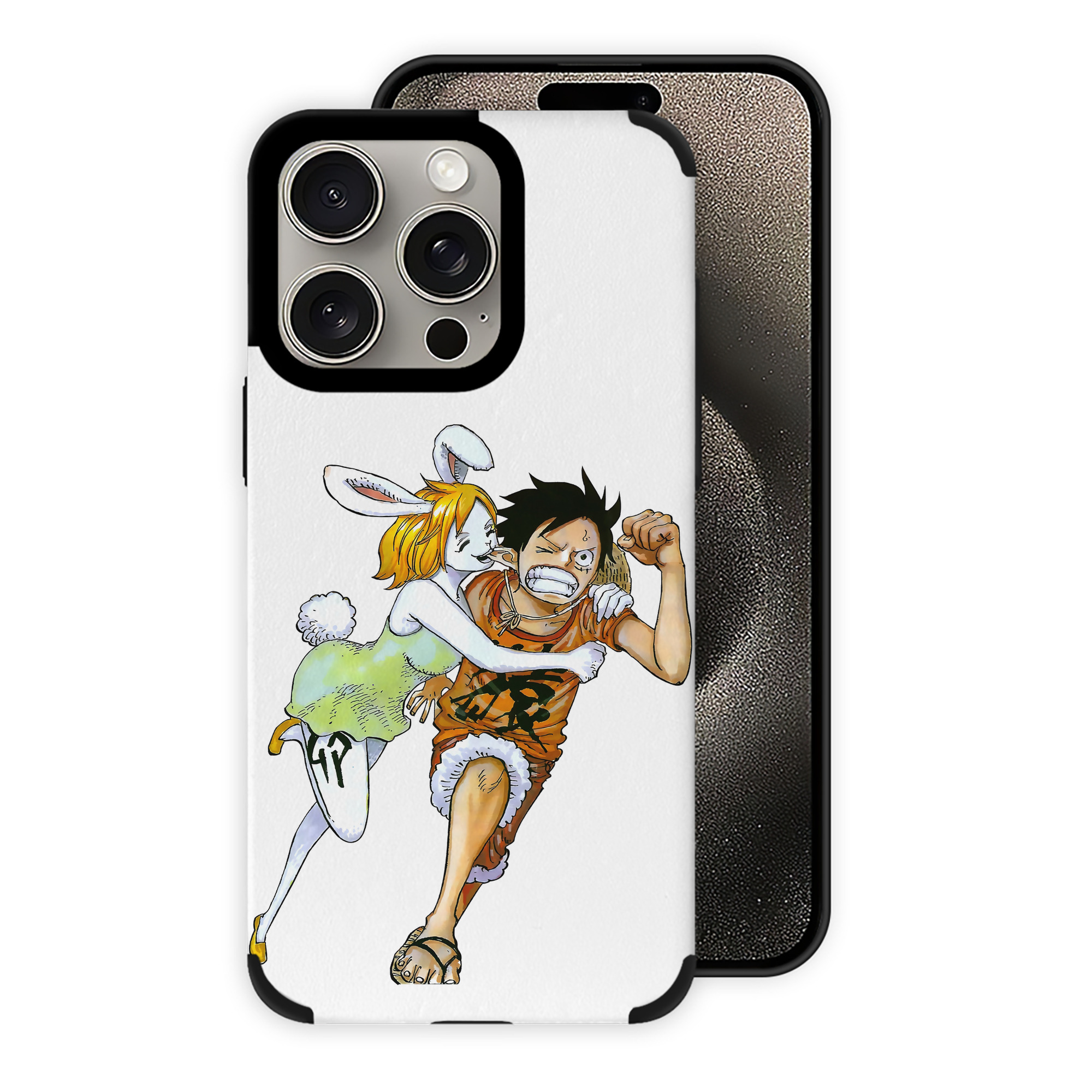 （画像用） ワンピース モンキー・D・ルフィ ONE PIECE Monkey D. Luffy 【iPhone15ProMax対応】 PUレザー スマホケース 耐衝撃＆黄変防止