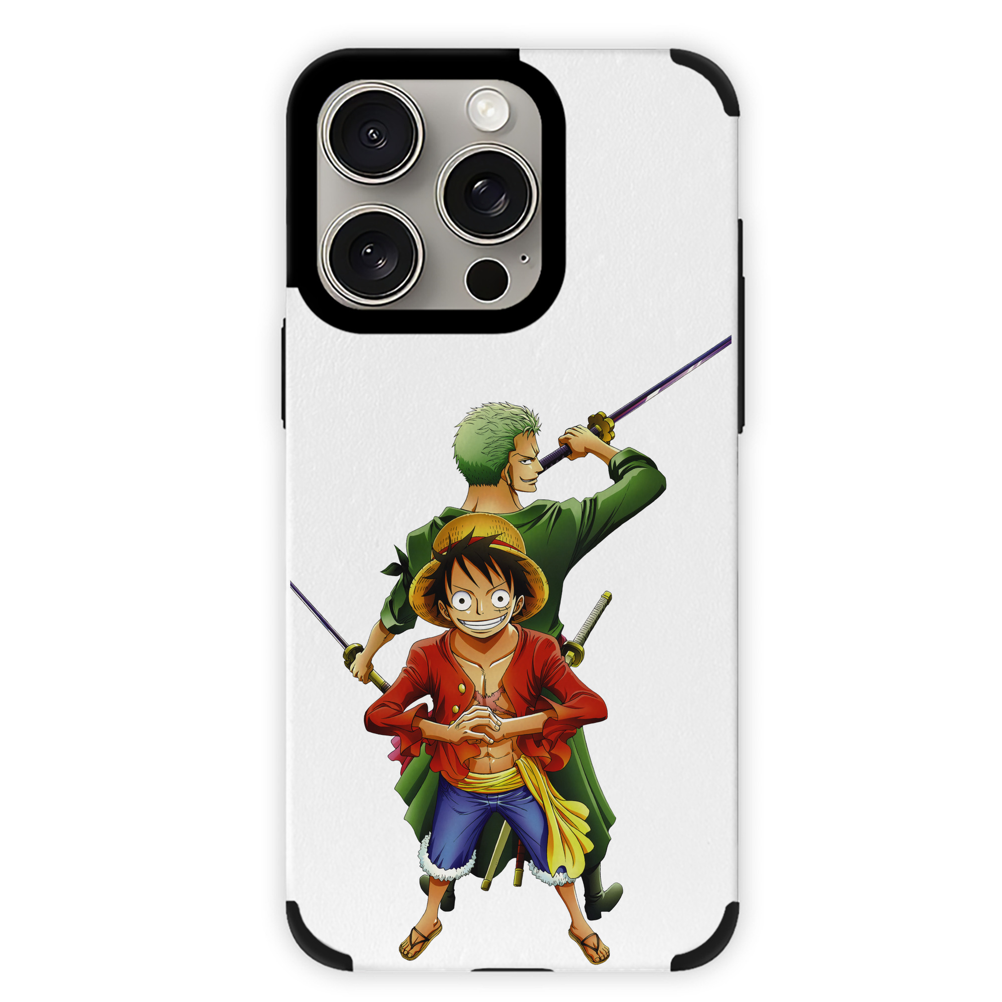 （画像用） ワンピース モンキー・D・ルフィ ONE PIECE Monkey D. Luffy 【iPhone15ProMax対応】 PUレザー スマホケース 耐衝撃＆黄変防止