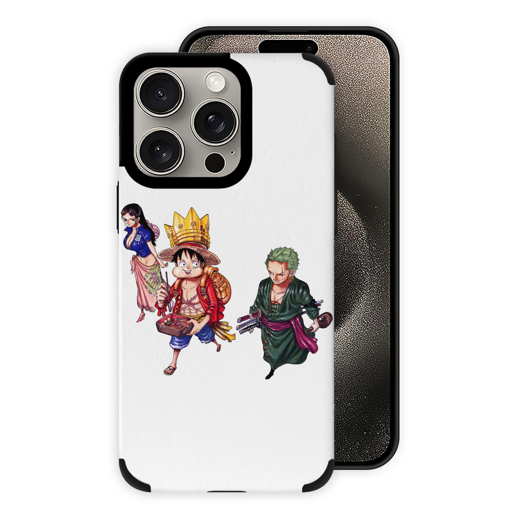 （画像用） ワンピース モンキー・D・ルフィ ONE PIECE Monkey D. Luffy 【iPhone15ProMax対応】 PUレザー スマホケース 耐衝撃＆黄変防止
