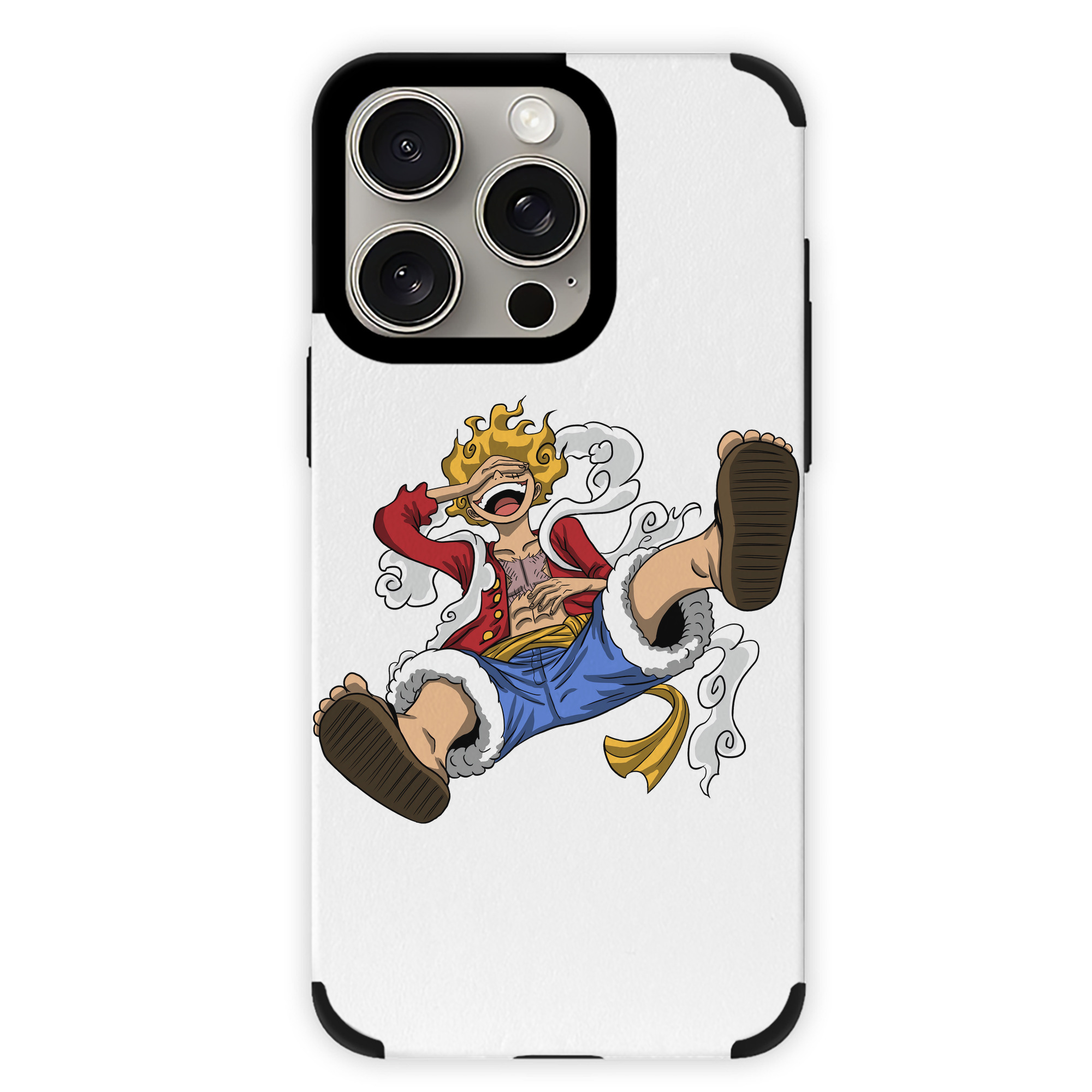 （画像用） ワンピース モンキー・D・ルフィ ONE PIECE Monkey D. Luffy 【iPhone15ProMax対応】 PUレザー スマホケース 耐衝撃＆黄変防止