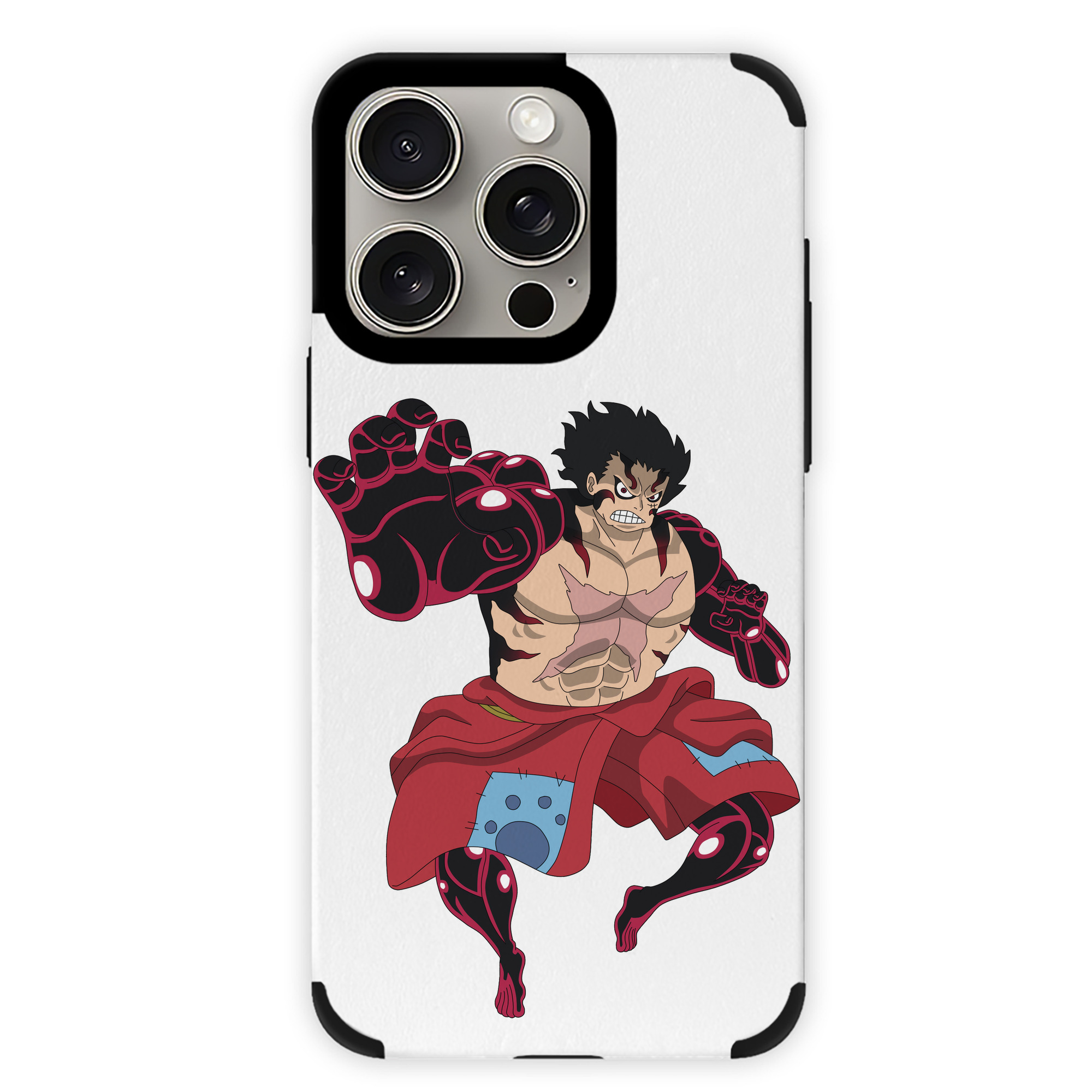 （画像用） ワンピース モンキー・D・ルフィ ONE PIECE Monkey D. Luffy 【iPhone15ProMax対応】 PUレザー スマホケース 耐衝撃＆黄変防止