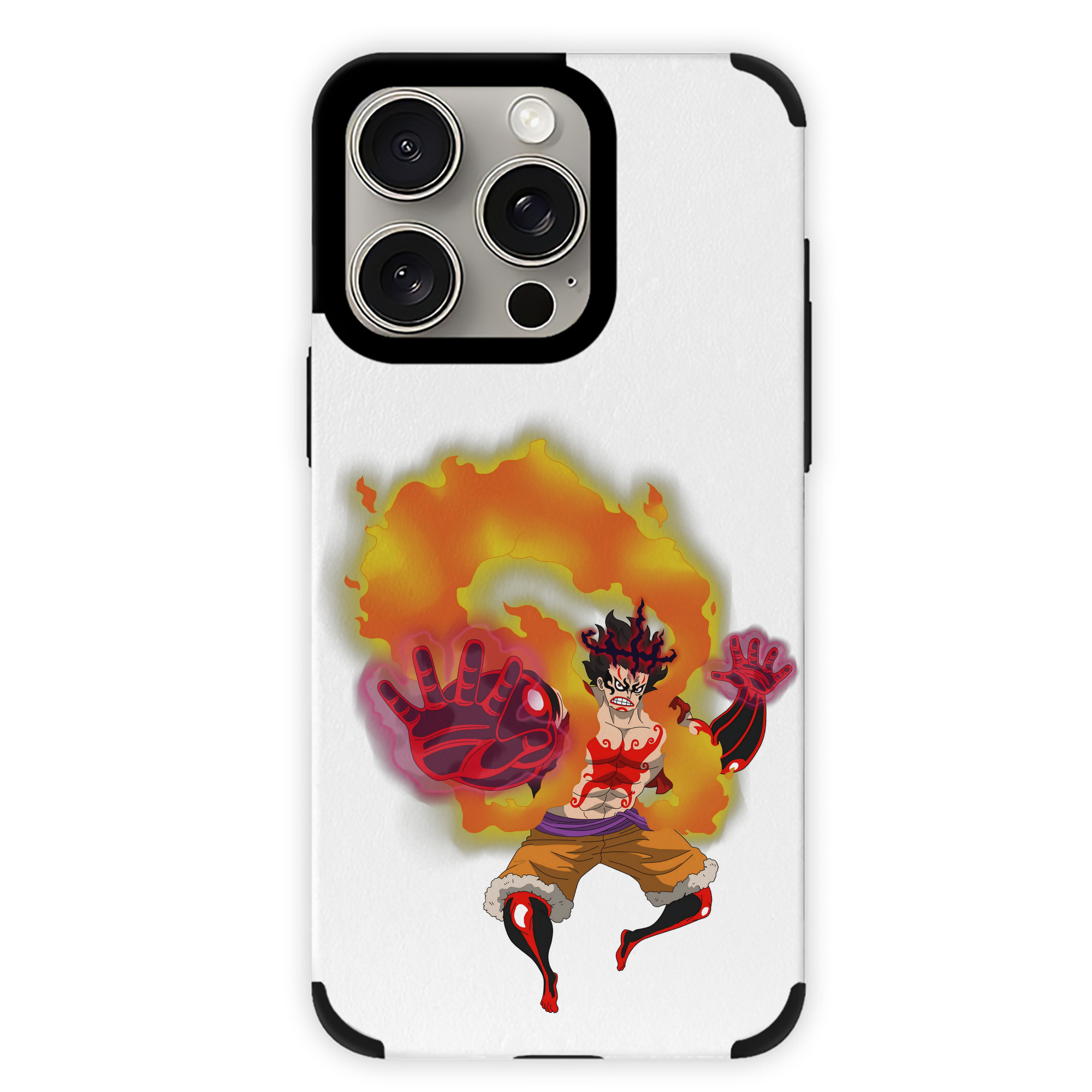 （画像用） ワンピース モンキー・D・ルフィ ONE PIECE Monkey D. Luffy 【iPhone15ProMax対応】 PUレザー スマホケース 耐衝撃＆黄変防止