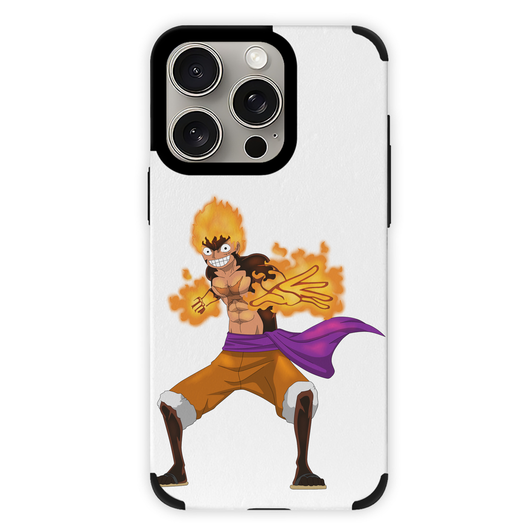 （画像用） ワンピース モンキー・D・ルフィ ONE PIECE Monkey D. Luffy 【iPhone15ProMax対応】 PUレザー スマホケース 耐衝撃＆黄変防止