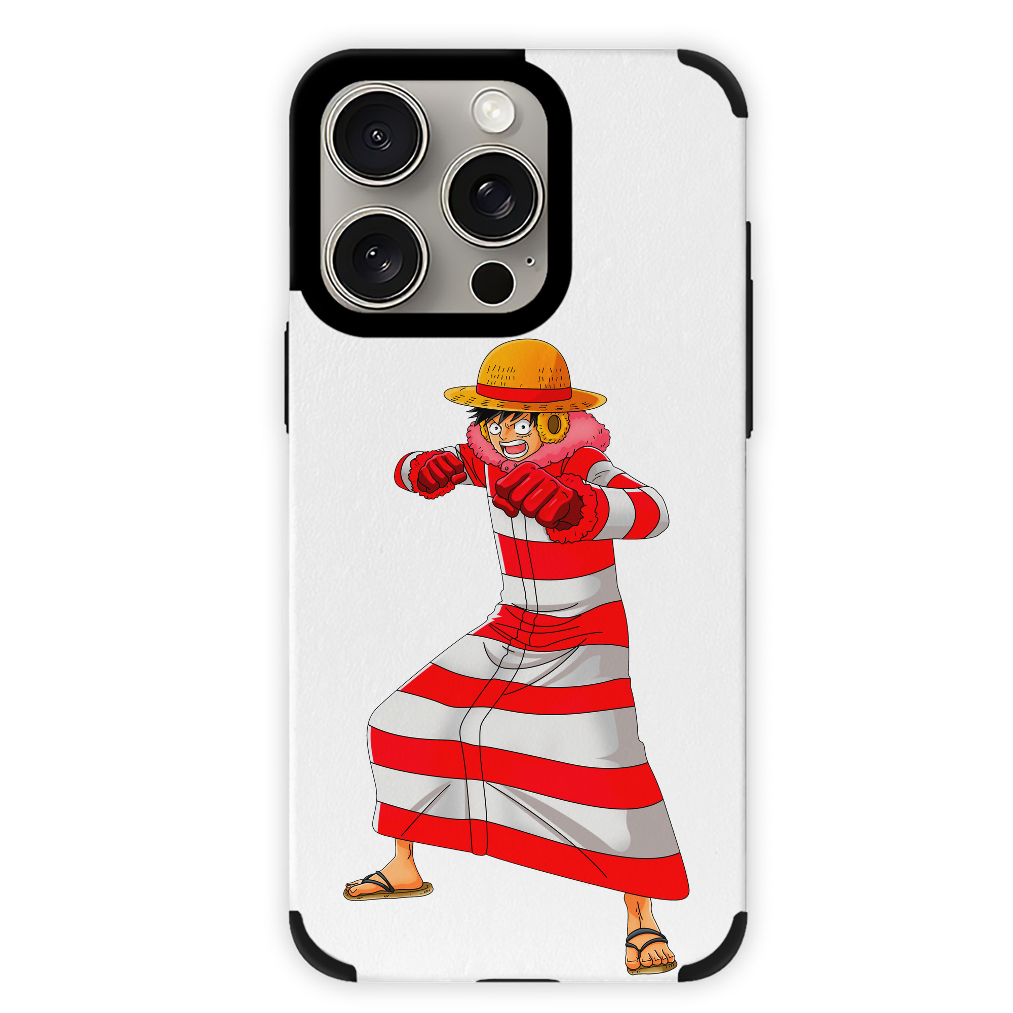 （画像用） ワンピース モンキー・D・ルフィ ONE PIECE Monkey D. Luffy 【iPhone15ProMax対応】 PUレザー スマホケース 耐衝撃＆黄変防止