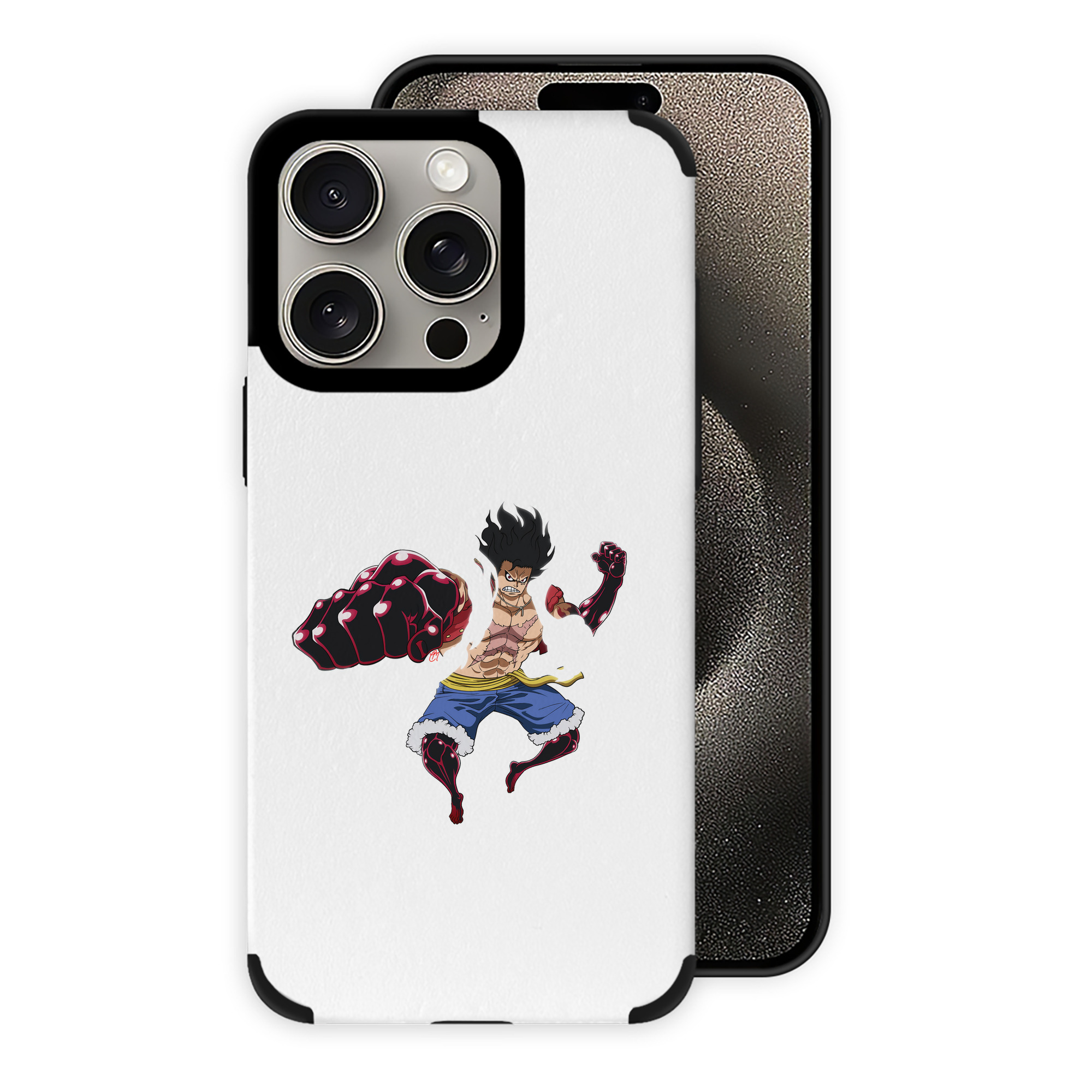 （画像用） ワンピース モンキー・D・ルフィ ONE PIECE Monkey D. Luffy 【iPhone15ProMax対応】 PUレザー スマホケース 耐衝撃＆黄変防止