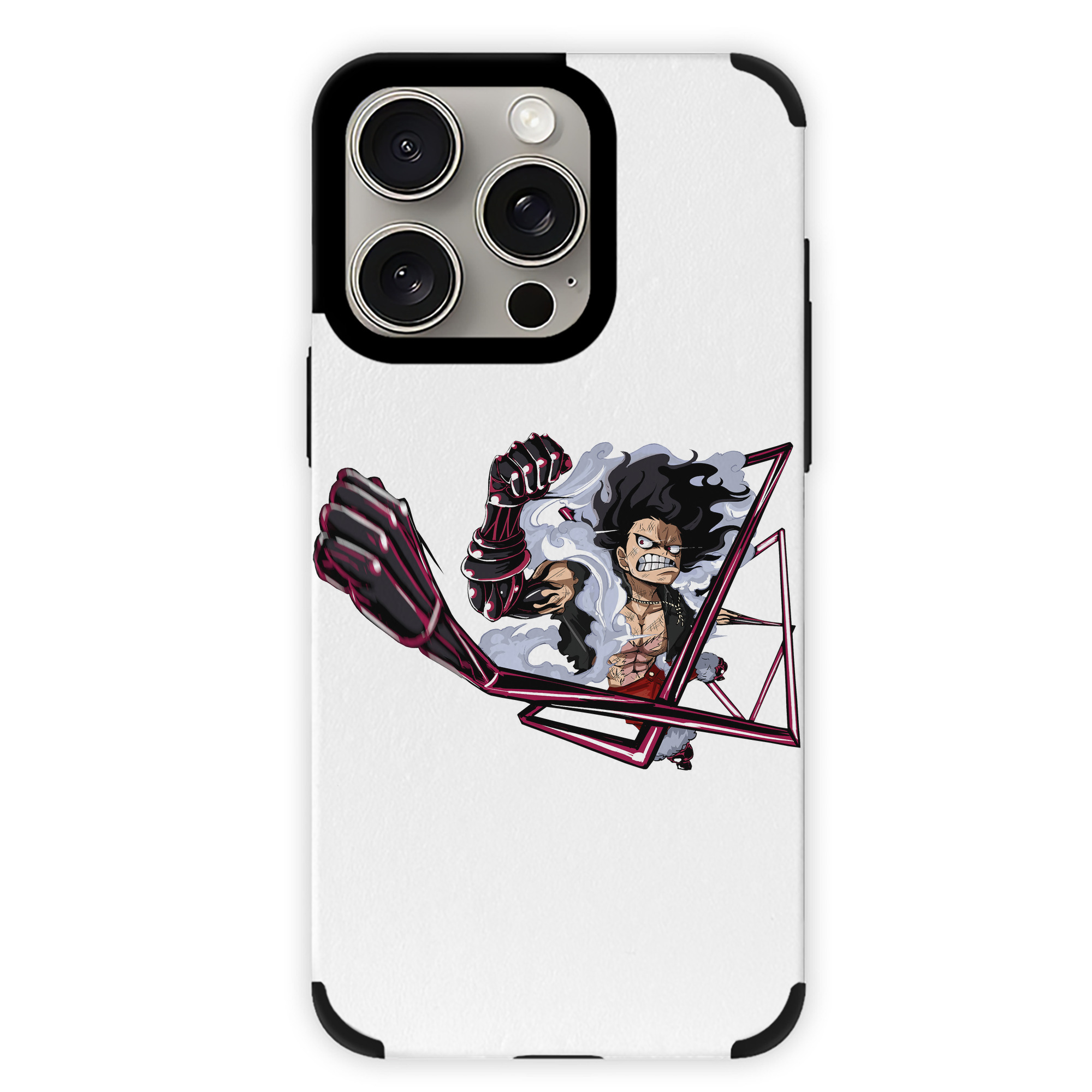 （画像用） ワンピース モンキー・D・ルフィ ONE PIECE Monkey D. Luffy 【iPhone15ProMax対応】 PUレザー スマホケース 耐衝撃＆黄変防止