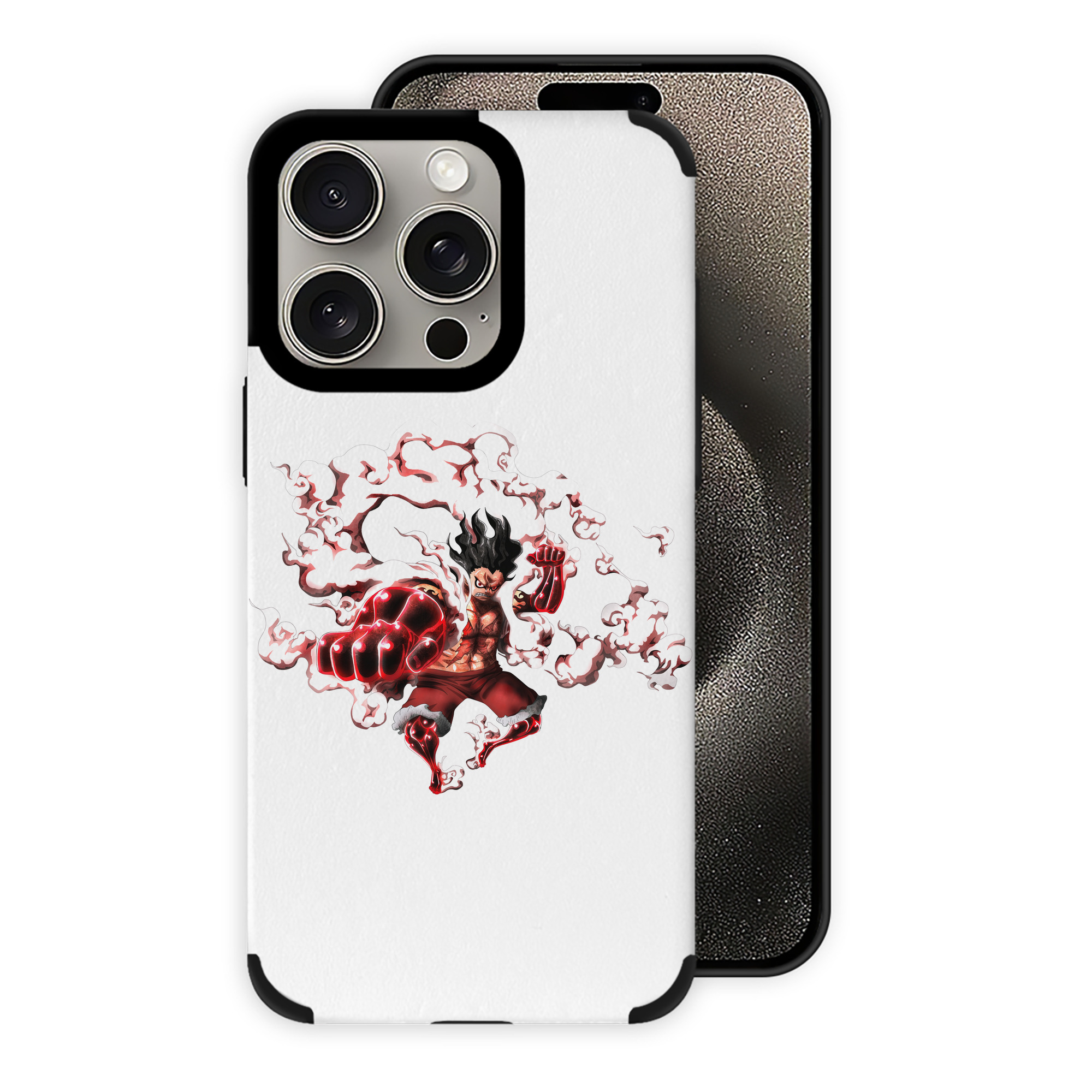 （画像用） ワンピース モンキー・D・ルフィ ONE PIECE Monkey D. Luffy 【iPhone15ProMax対応】 PUレザー スマホケース 耐衝撃＆黄変防止