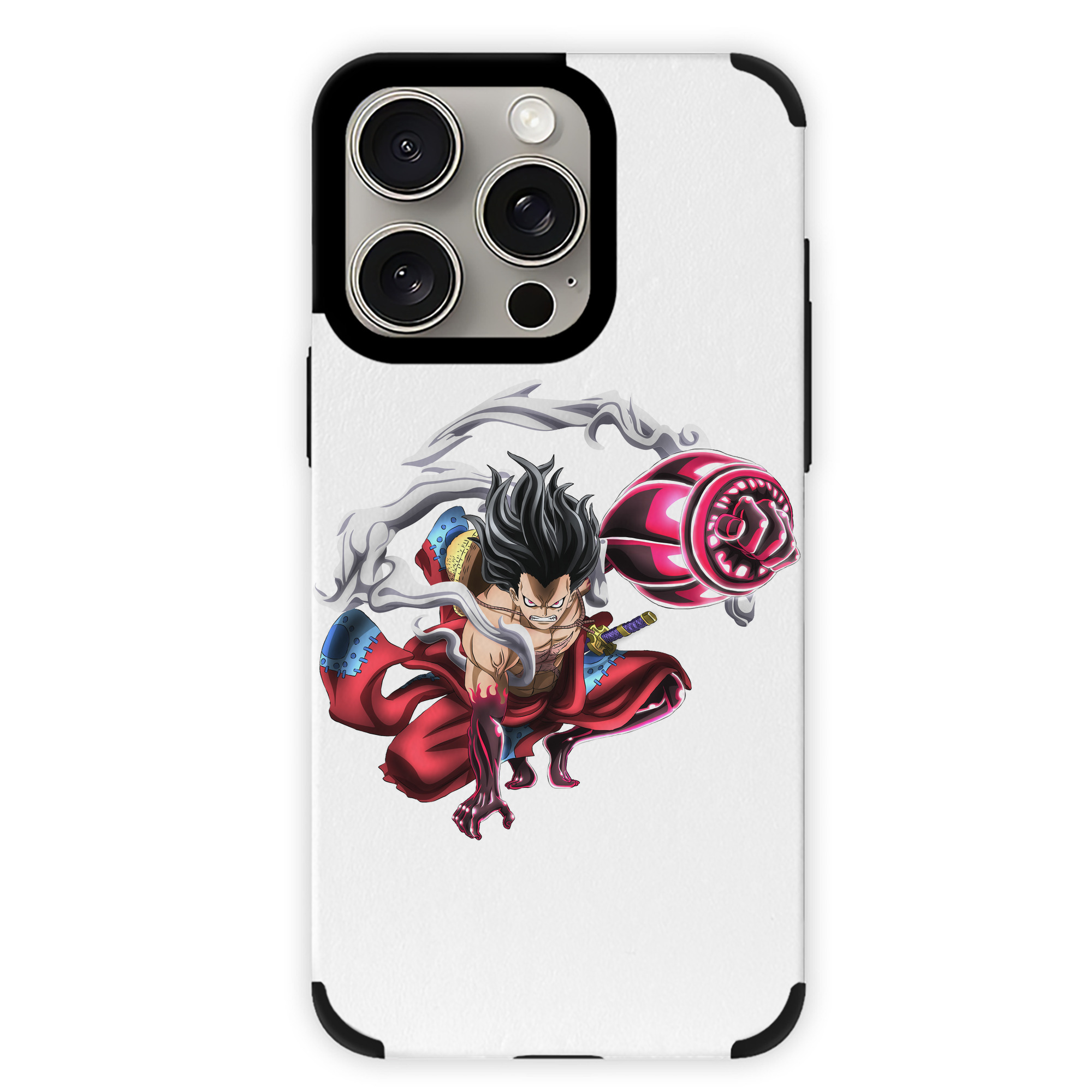 （画像用） ワンピース モンキー・D・ルフィ ONE PIECE Monkey D. Luffy 【iPhone15ProMax対応】 PUレザー スマホケース 耐衝撃＆黄変防止