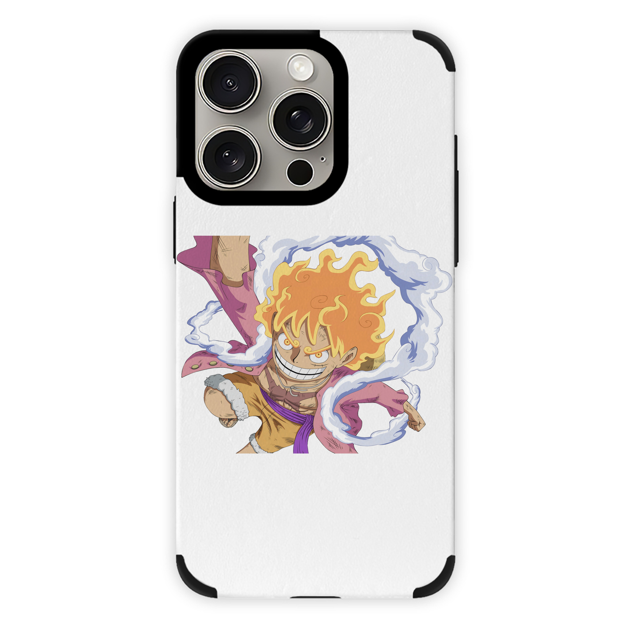 （画像用） ワンピース モンキー・D・ルフィ ONE PIECE Monkey D. Luffy 【iPhone15ProMax対応】 PUレザー スマホケース 耐衝撃＆黄変防止