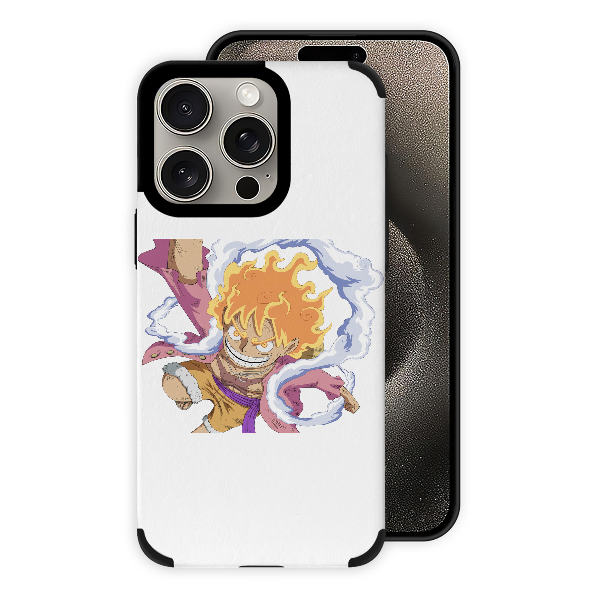 （画像用） ワンピース モンキー・D・ルフィ ONE PIECE Monkey D. Luffy 【iPhone15ProMax対応】 PUレザー スマホケース 耐衝撃＆黄変防止