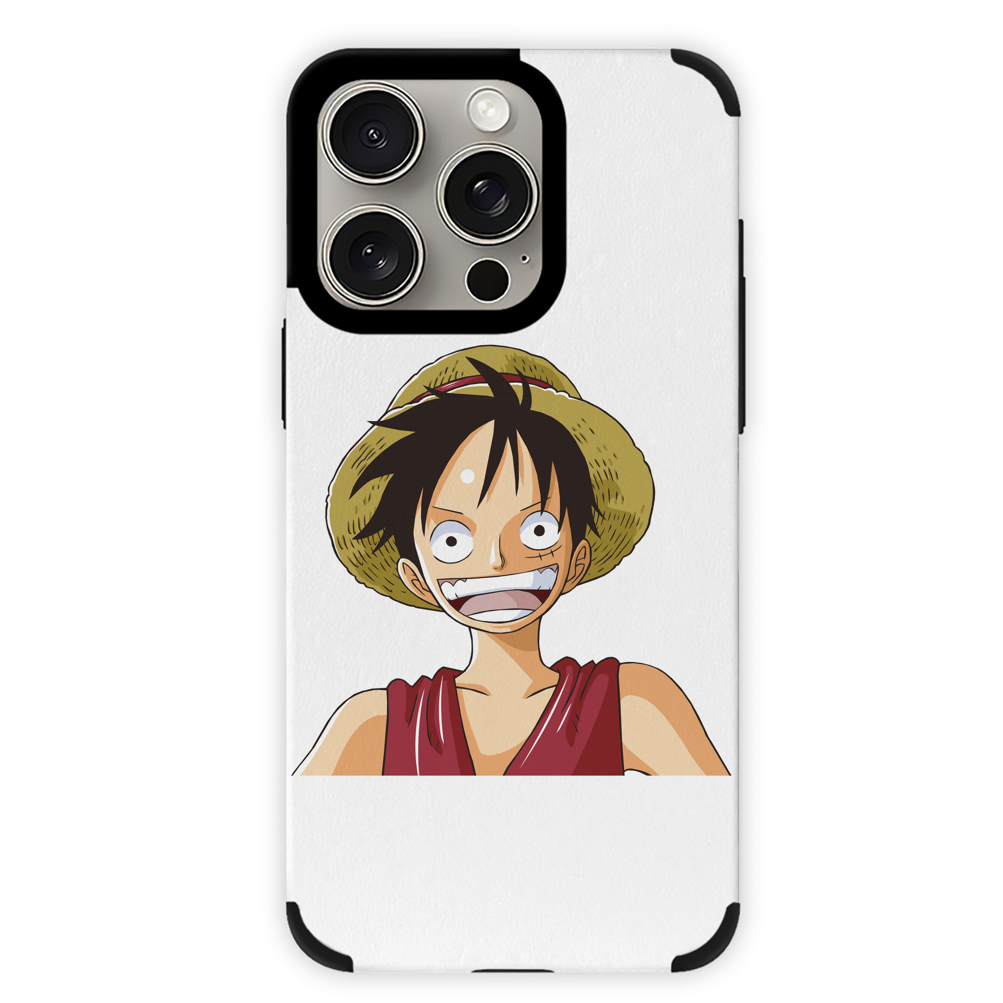 （画像用） ワンピース モンキー・D・ルフィ ONE PIECE Monkey D. Luffy 【iPhone15ProMax対応】 PUレザー スマホケース 耐衝撃＆黄変防止