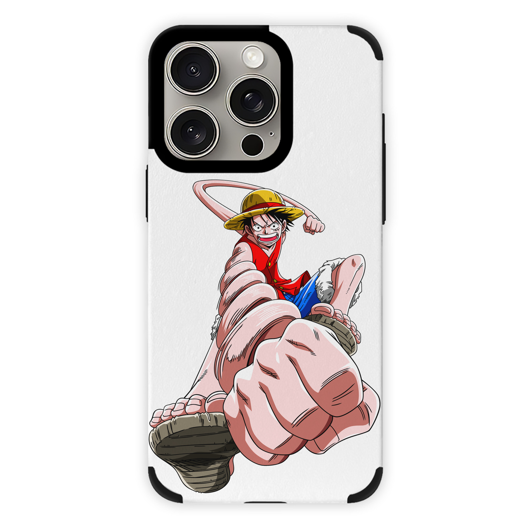 （画像用） ワンピース モンキー・D・ルフィ ONE PIECE Monkey D. Luffy 【iPhone15ProMax対応】 PUレザー スマホケース 耐衝撃＆黄変防止