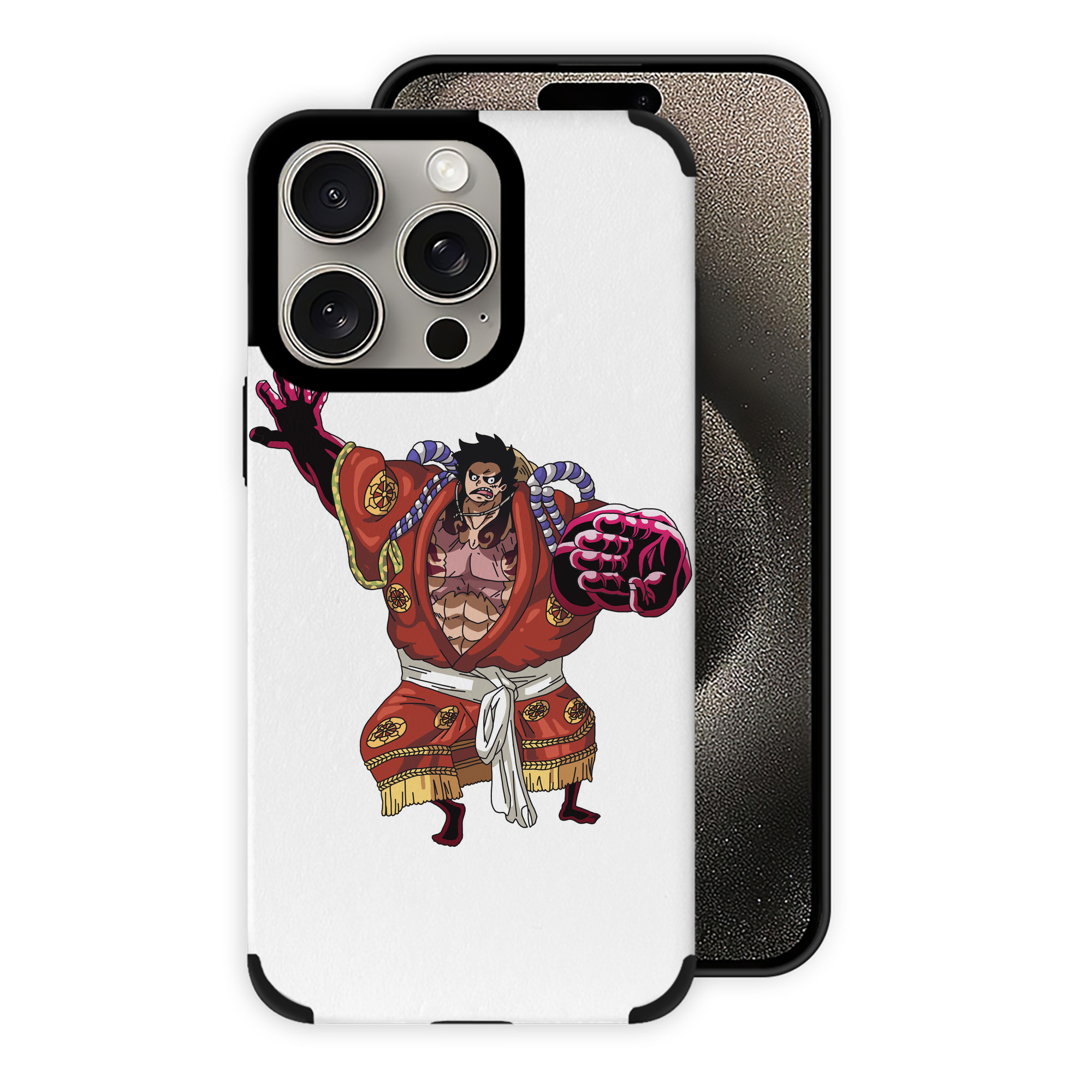 （画像用） ワンピース モンキー・D・ルフィ ONE PIECE Monkey D. Luffy 【iPhone15ProMax対応】 PUレザー スマホケース 耐衝撃＆黄変防止